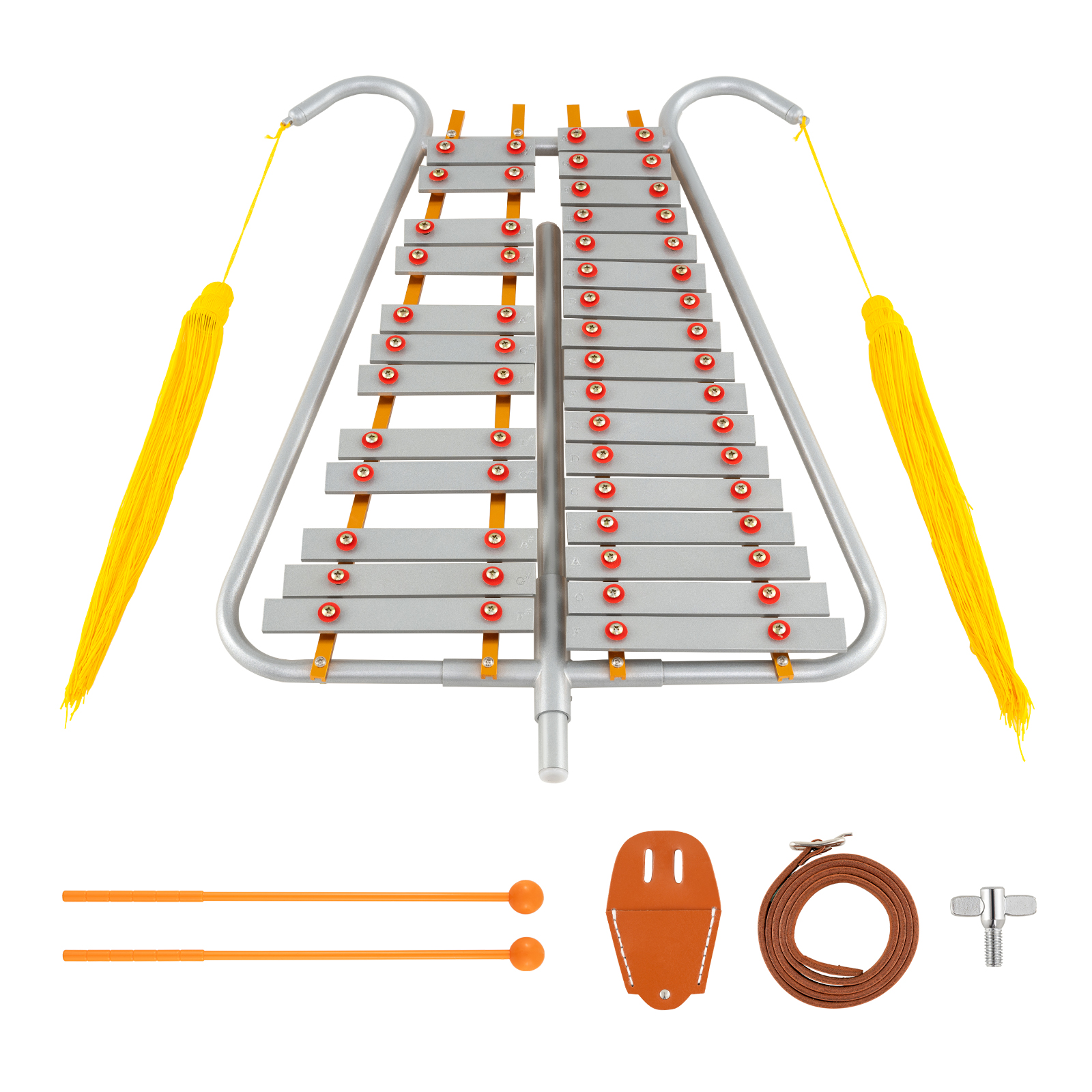 Marching Glockenspiel 29 Note Bell Lyre par Marching Band-Silver