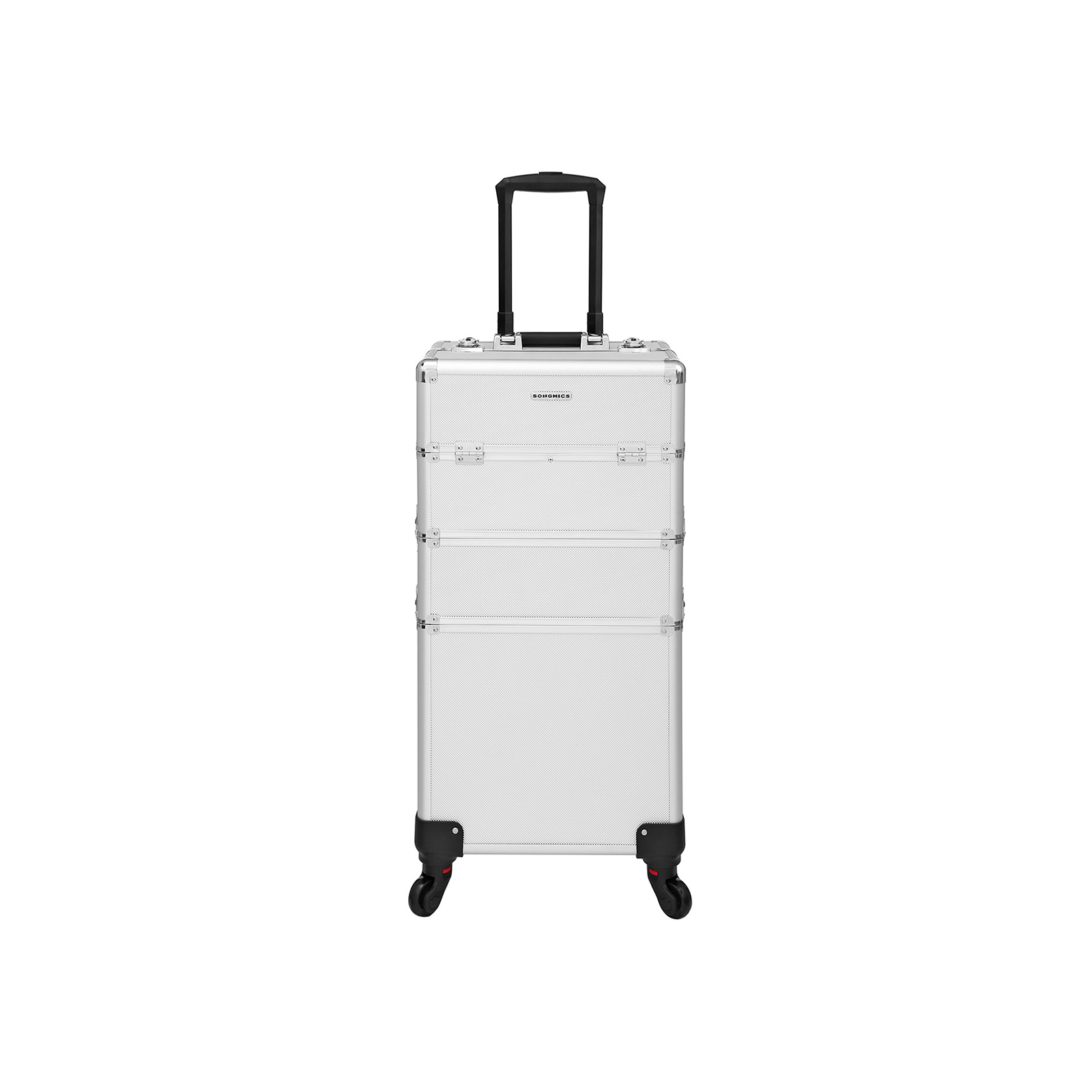 3 - in - 1 kosmētikas ratiņi, sudrabkrāsas