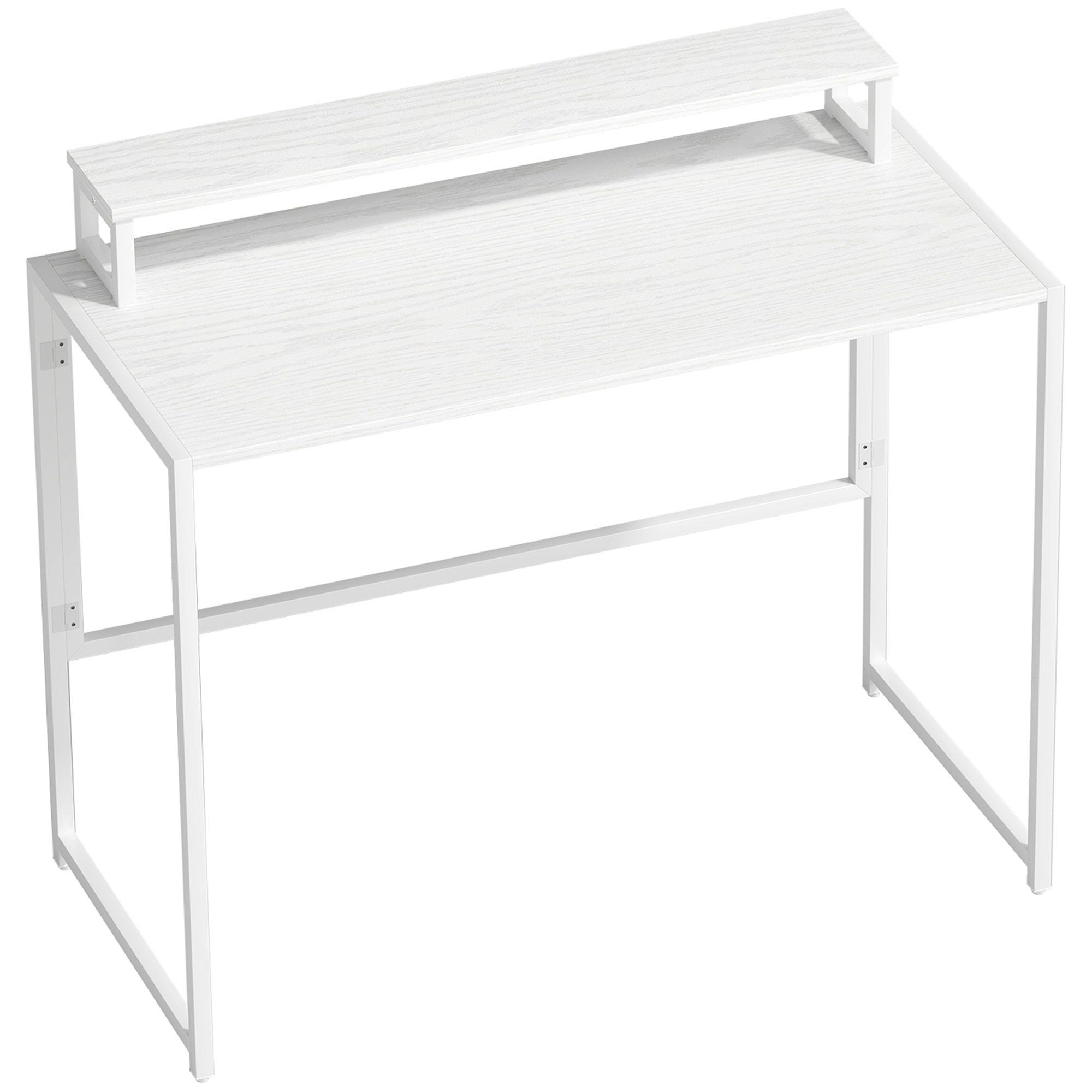 Saliekams rakstāmgalds/datorgalds ar monitora stiprinājumu mājas birojam, 100 x 48 x 87,5 cm
