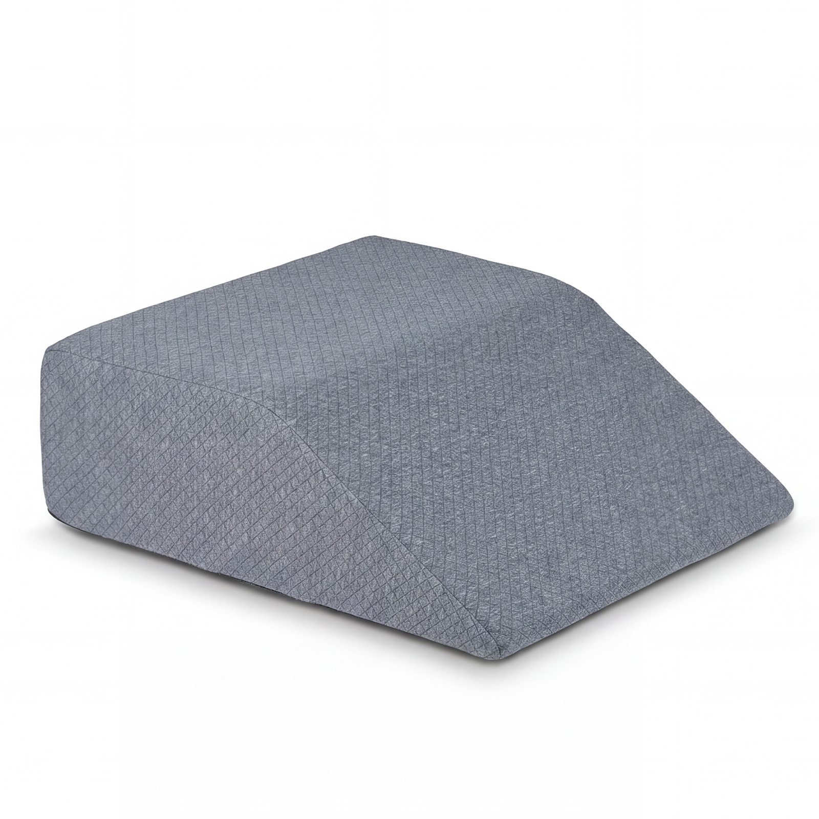 Kāju pacēluma spilveni ar atmiņas putām, ergonomiski kāju spilveni ar elpojošu, mazgājamu pārvalku, paaugstināts spilvens, pelēks