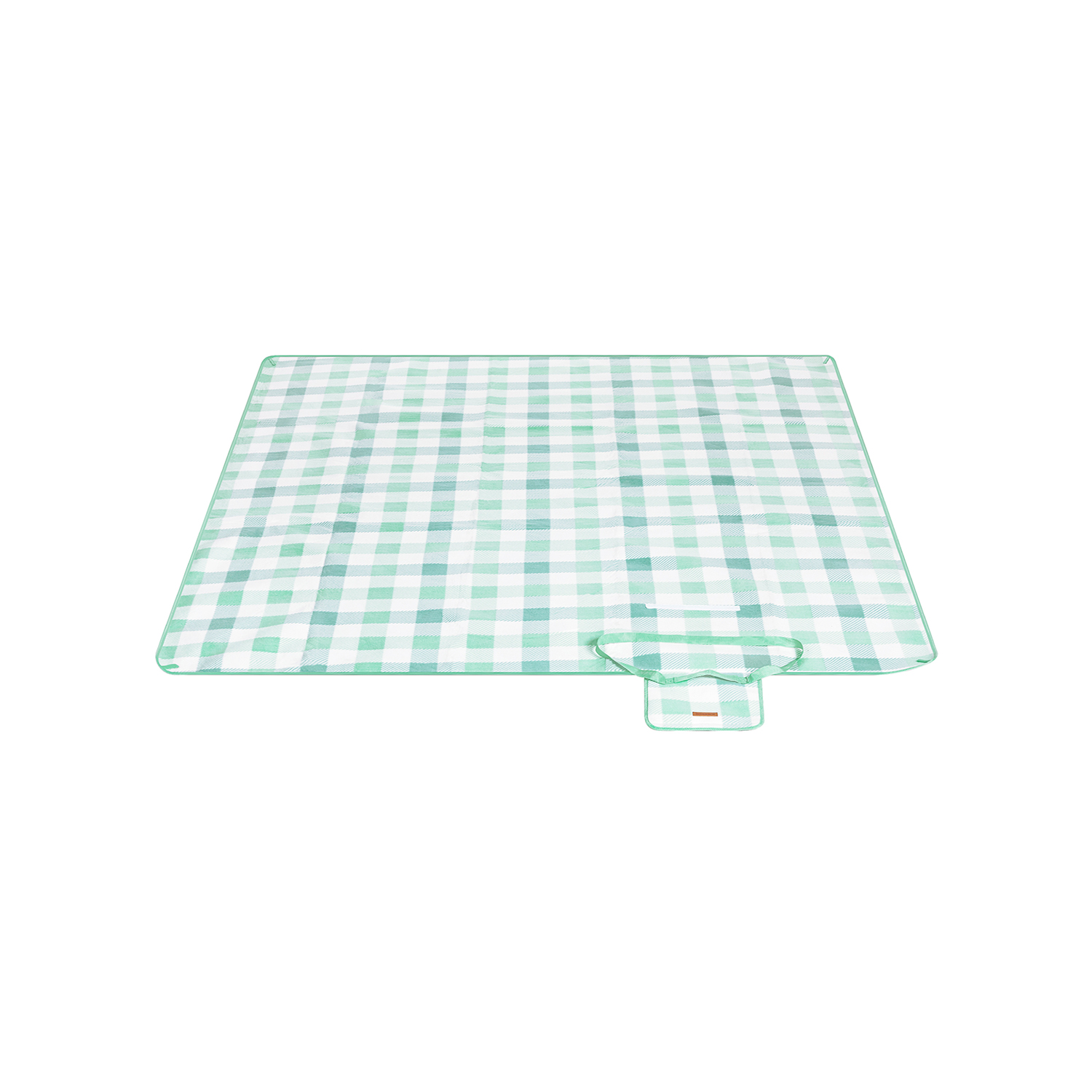 Piknika sega 200 x 200 cm ūdensizturīga zaļa - balta
