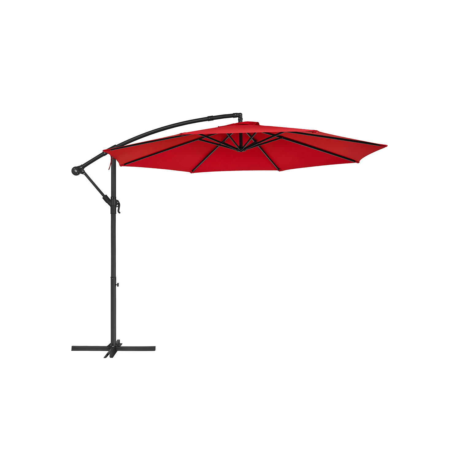 Päikesevari Ø 300 cm koos aluse UV-kaitsega kuni UPF 50