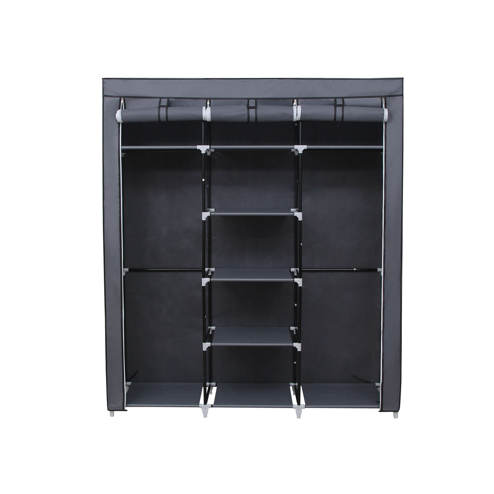 Riidekapp kangast 175 x 150 cm hall