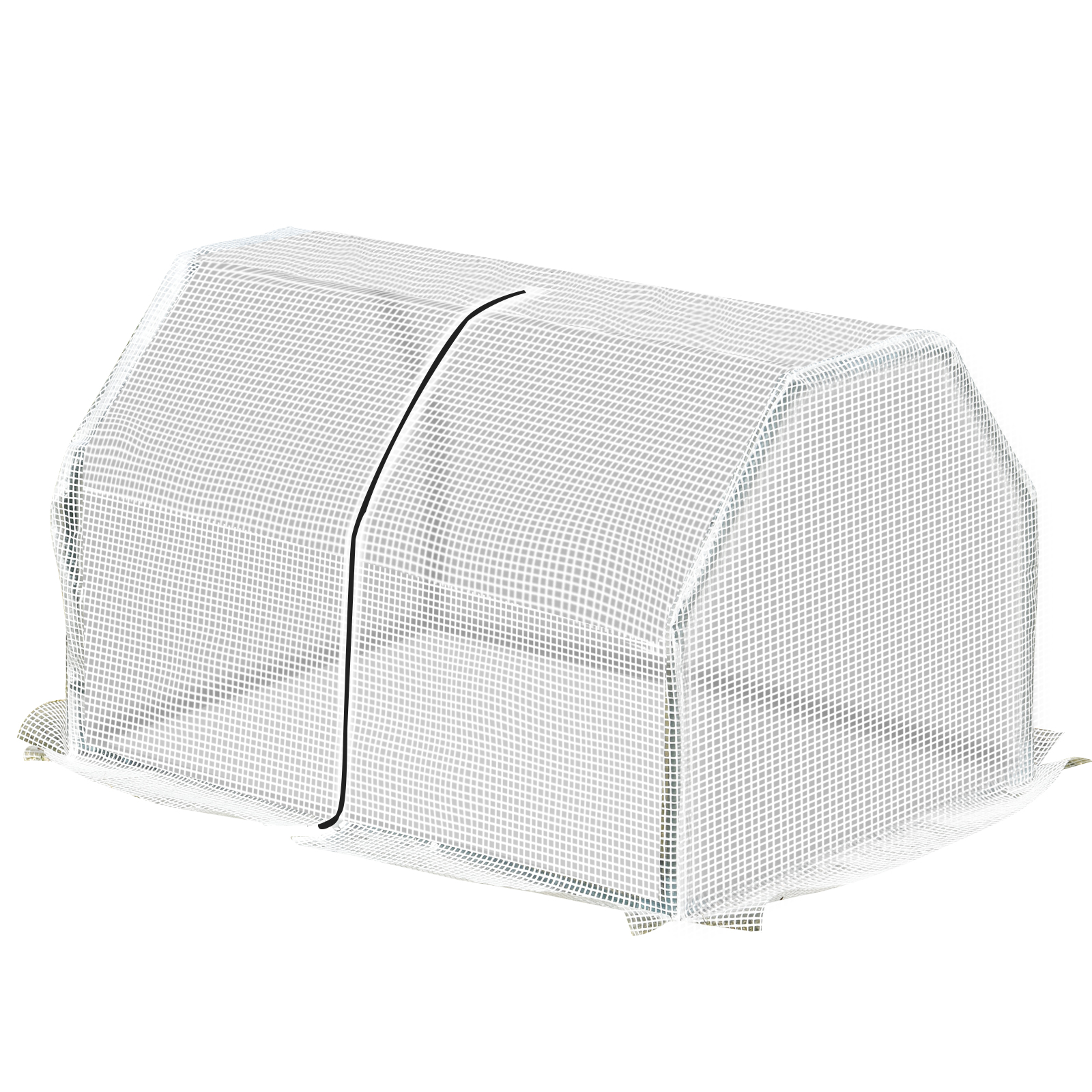 Mini siltumnīca, laikapstākļiem izturīga, viegli transportējama, 99 cm x 71 cm x 60 cm, polituneļa, zaļa