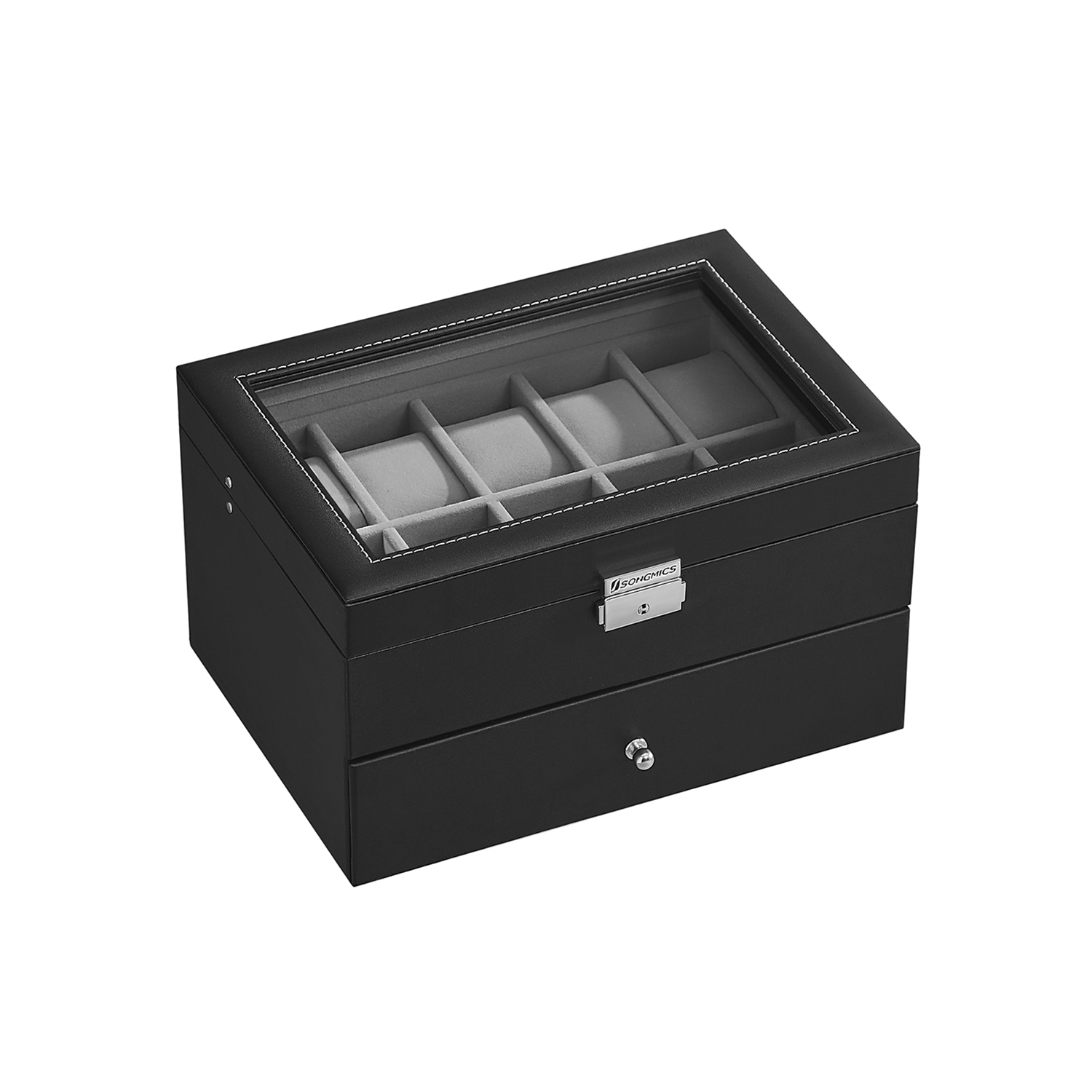 Eleganta pulksteņu kastīte 20 pulksteņiem
