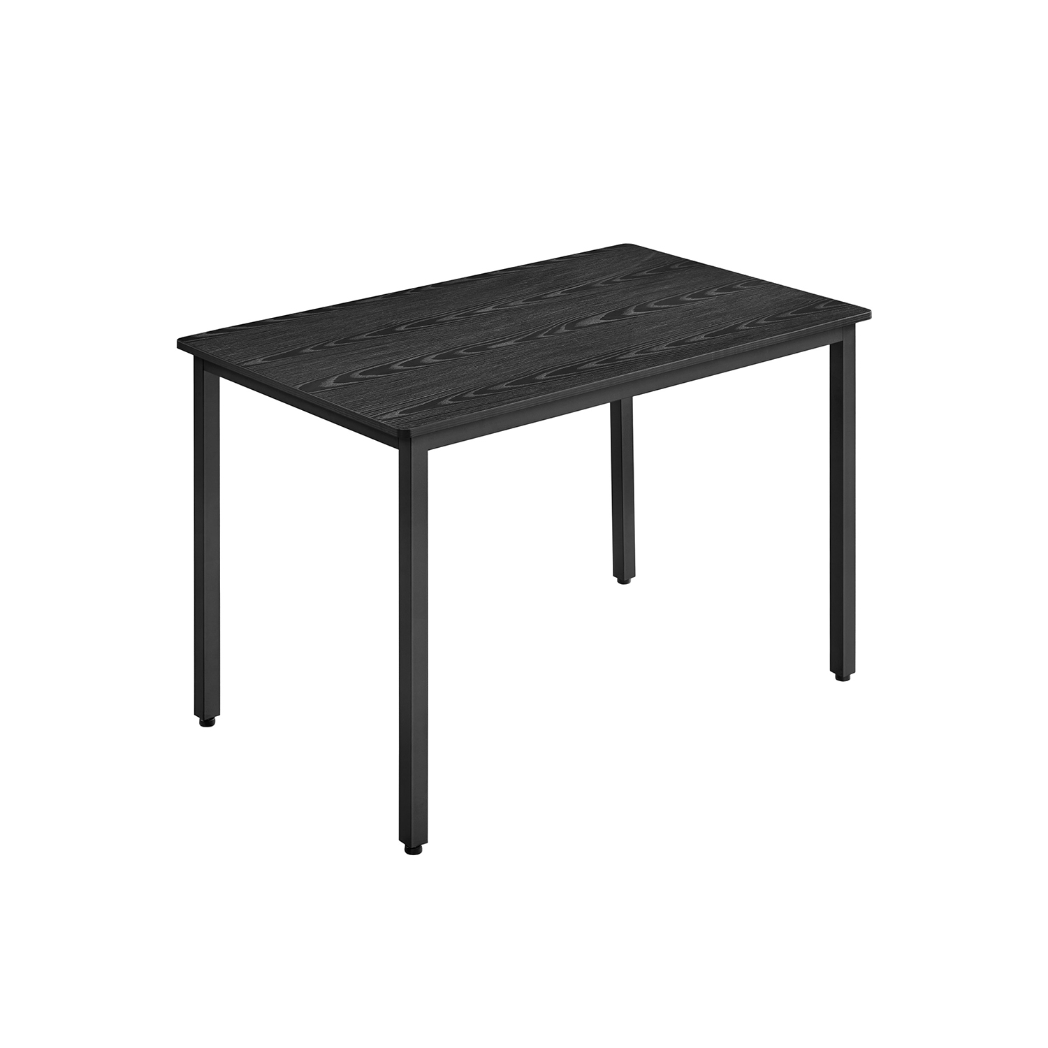 Ēdamistabas galds 70 x 110 x 77 cm melnkoka melns - matēts melns