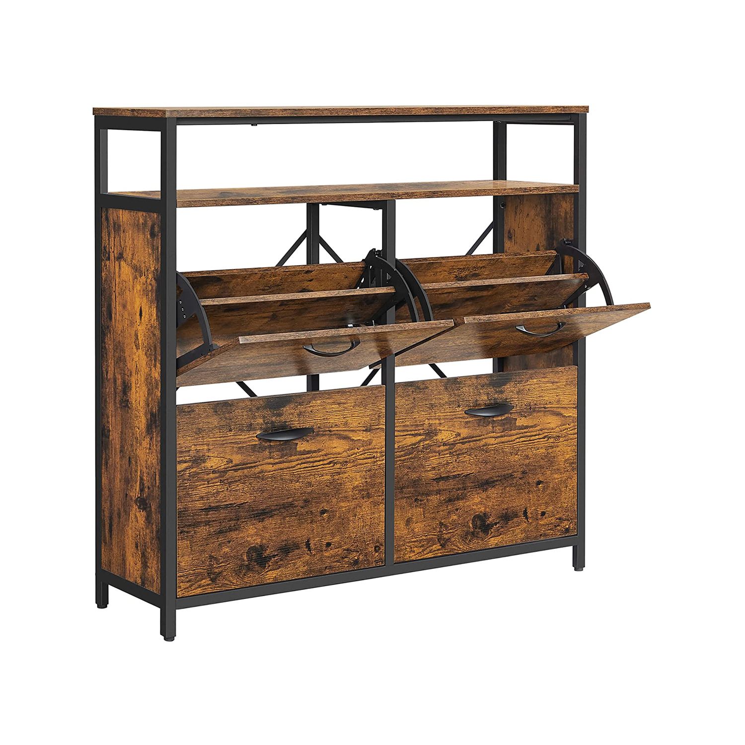 Kingakapp 4 klappsahtliga mahutab 12-20 paari jalatseid 98 3 x 30 x 95 cm