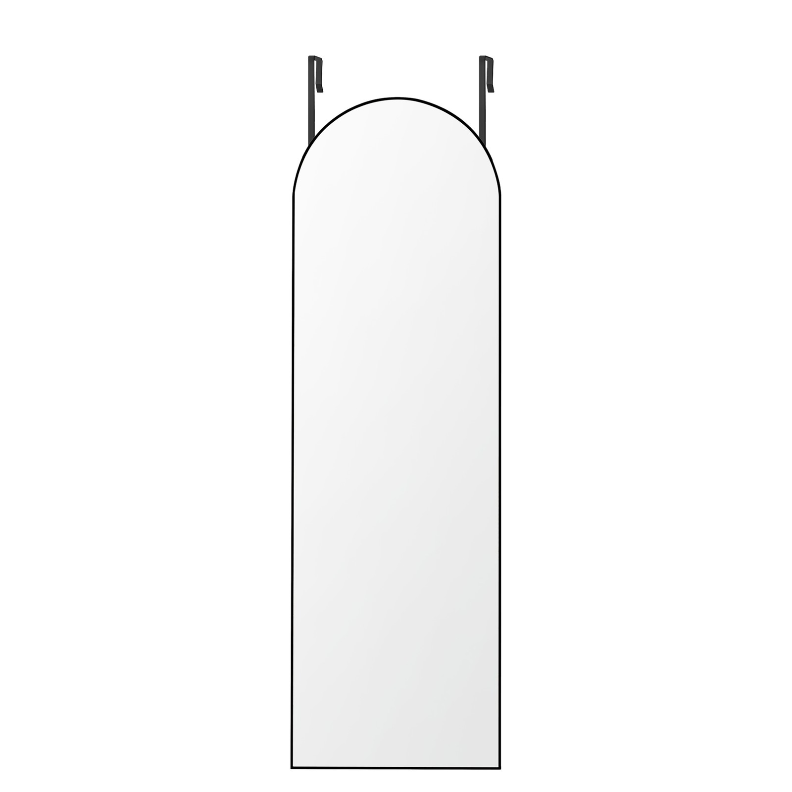 Spogulis 120 x 40 cm, alumīnija rāmis, sienas vai durvju spogulis