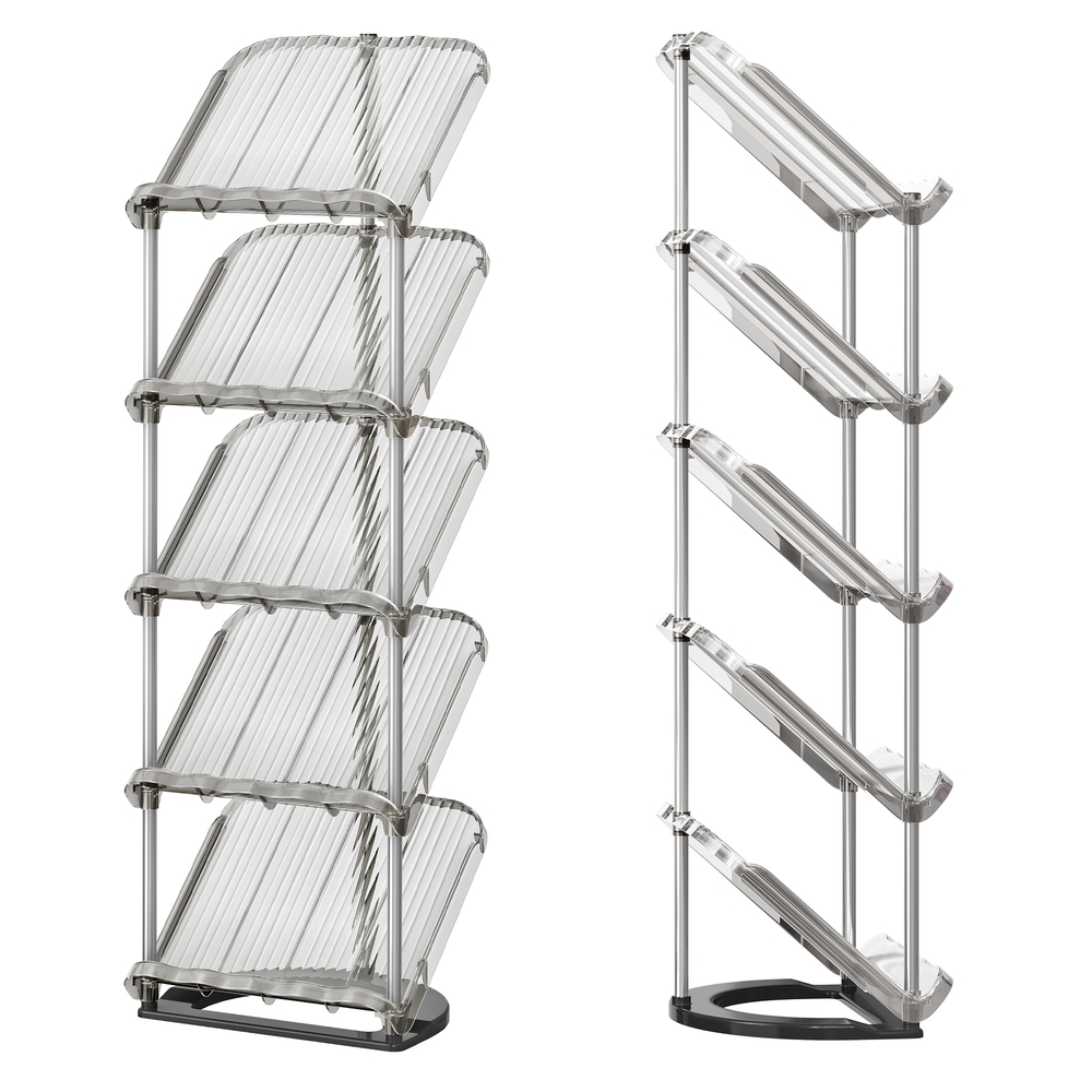 Apavu plaukts, 2, 5 pakāpju apavu plaukts
