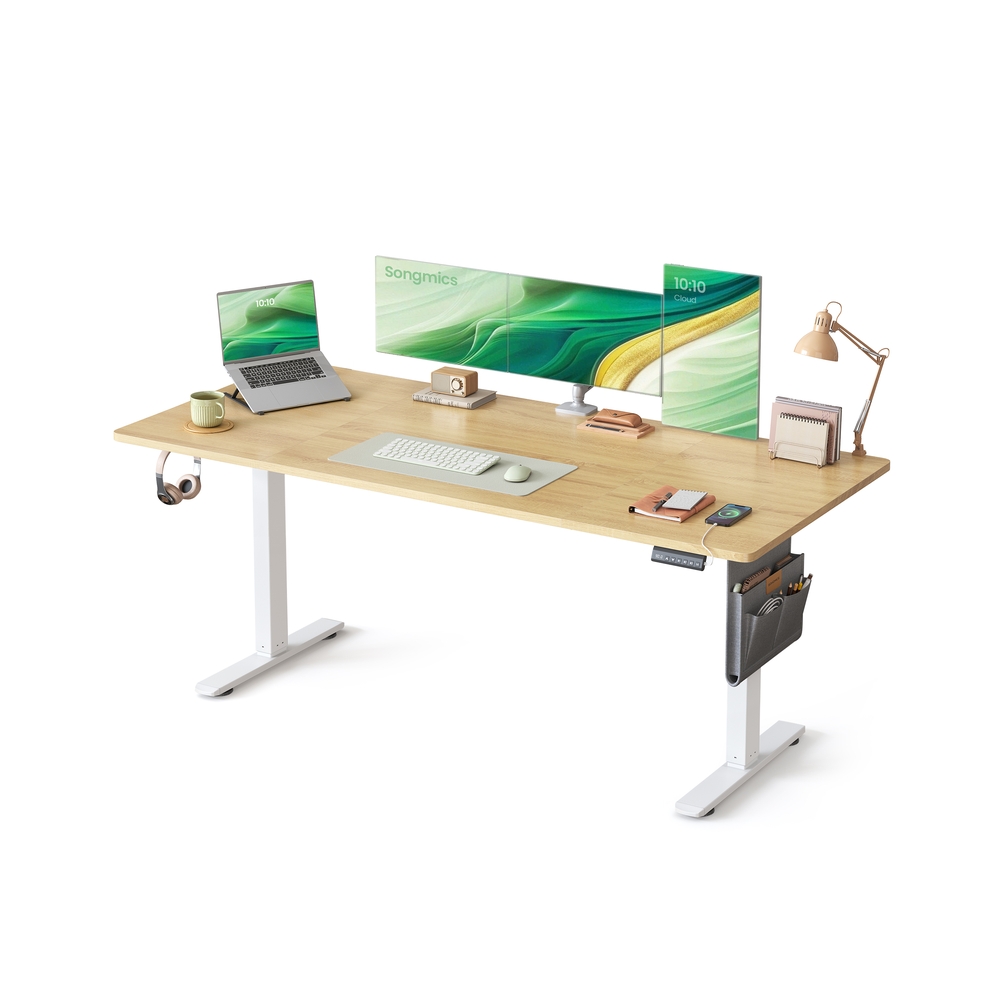 Elektriskais galds ar regulējamu augstumu 80 x 180 x (72 - 120) cm