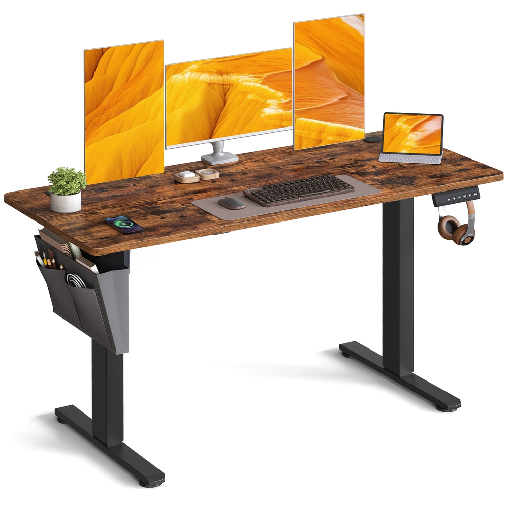 Galds ar regulējamu augstumu, 140 x 60 cm, atmiņas funkcija
