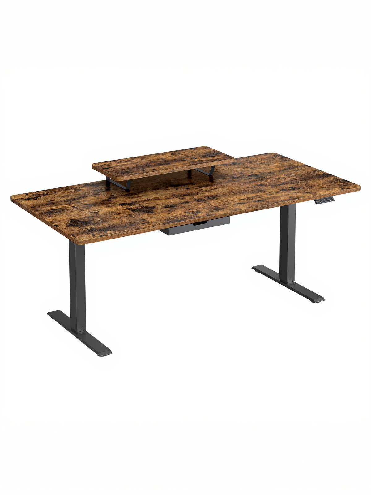 Kõrguses reguleeritav laud 160 x 80 cm monitorialus