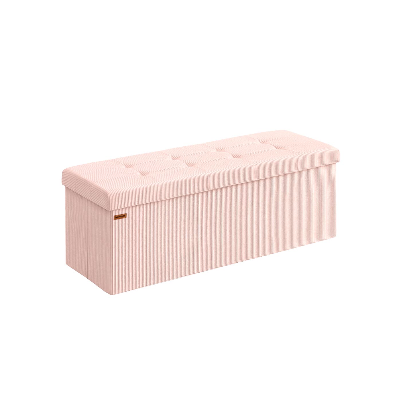 Hoiulaekaga pink ja kokkupandav tumba 38 x 76 x 38 cm kandevõime kuni 300 kg esikusse või magamistuppa
