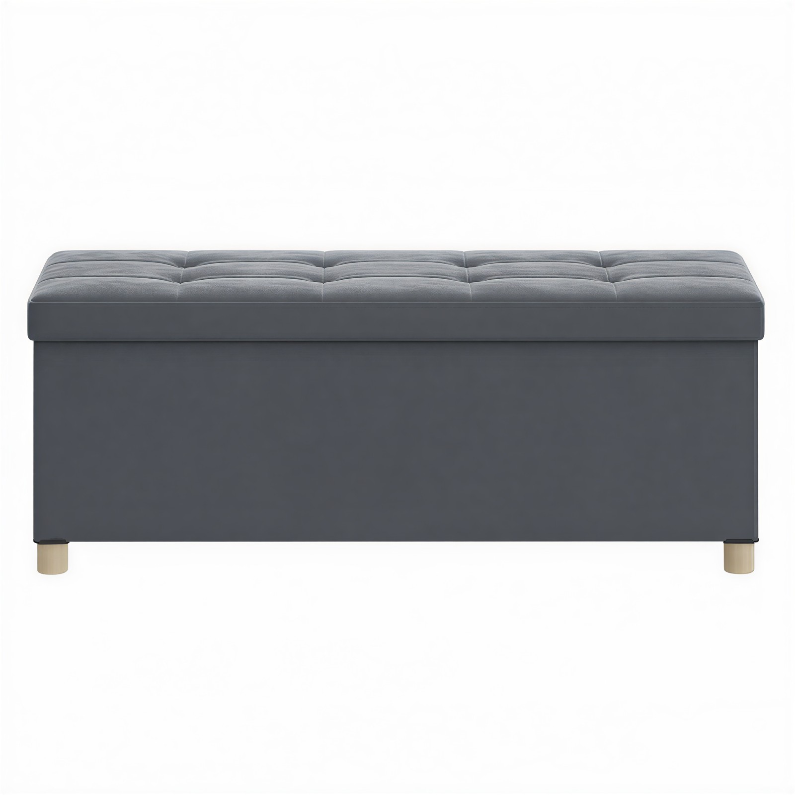 Sametkattega pink ja hoiulaegas kokkupandav tumba (112 l) kandevõime kuni 300 kg 38 x 110 x 40 cm