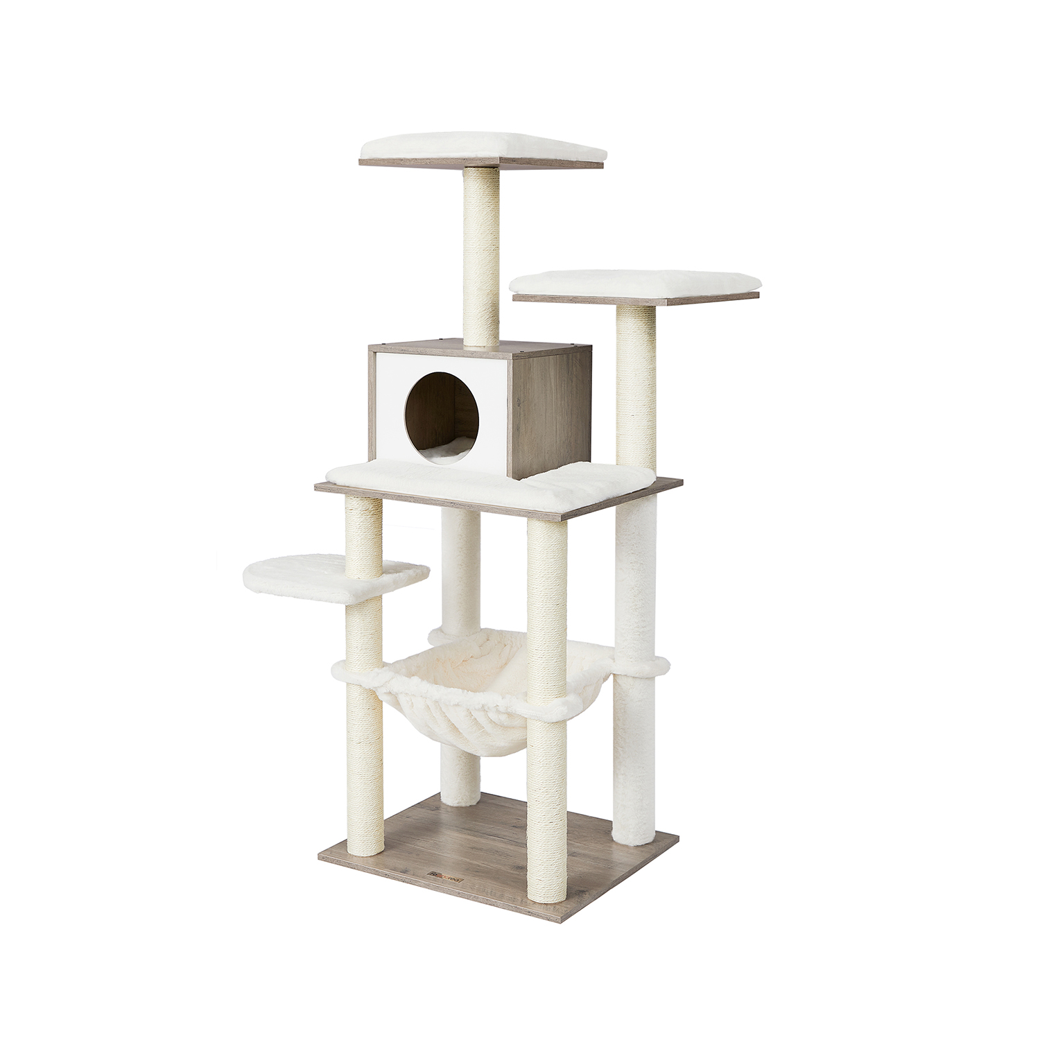 Kaķu koks 138 cm ar platformām