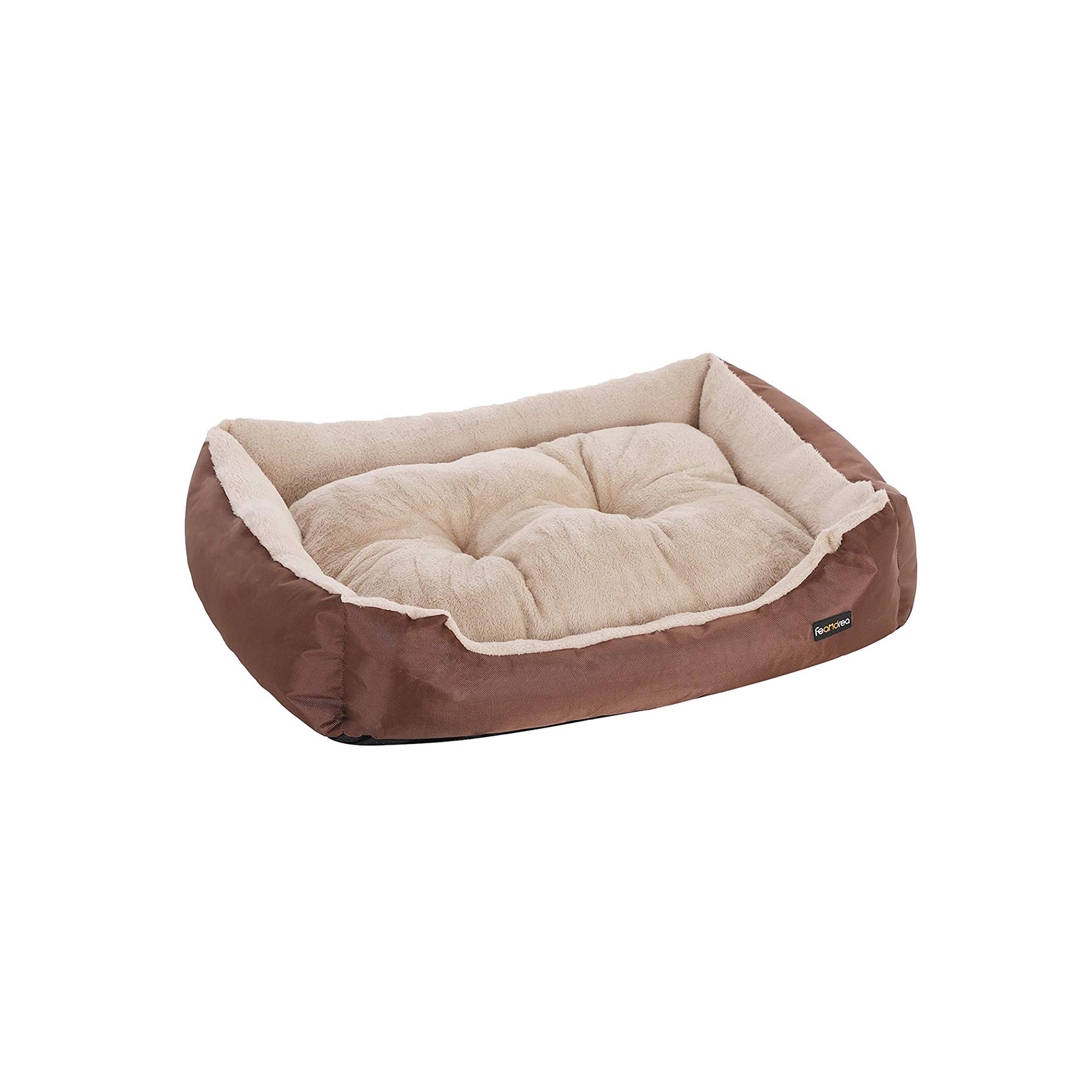 Suņu gulta, Oksfordas audums, 65 cm, brūna