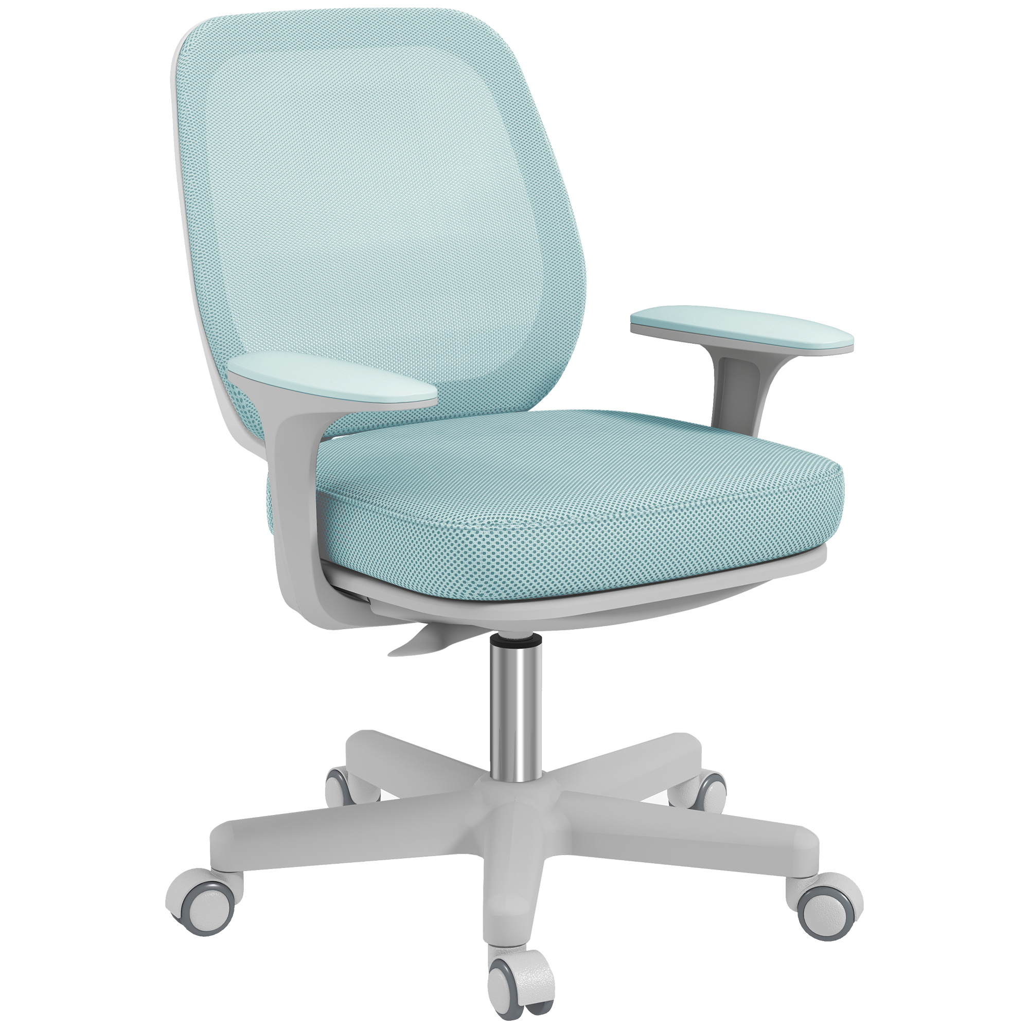 Kontoritool ergonoomiline lauatool pöörleva funktsiooniga kõrgus reguleeritav 55 x 48 x 82 5-94 5 cm Roheline