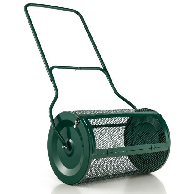 68,6 cm komposta izkliedētājs ar uzlabotu U formas rokturi - zaļš