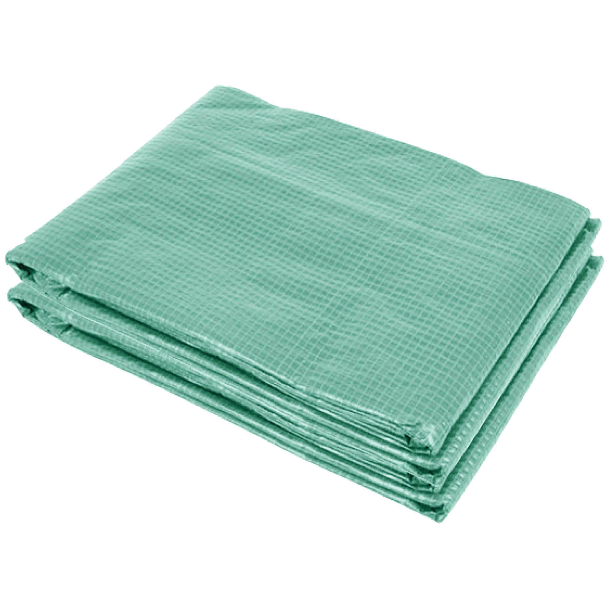 Siltumnīcas plēve, 3 x 2 x 2 m, ūdensizturīgs dārza brezents ar UV aizsardzību, plastmasas plēve, siltumnīcas pārsegs, polietilēna tunelis, tuneļa plēve lietošanai ārpus telpām, zaļa