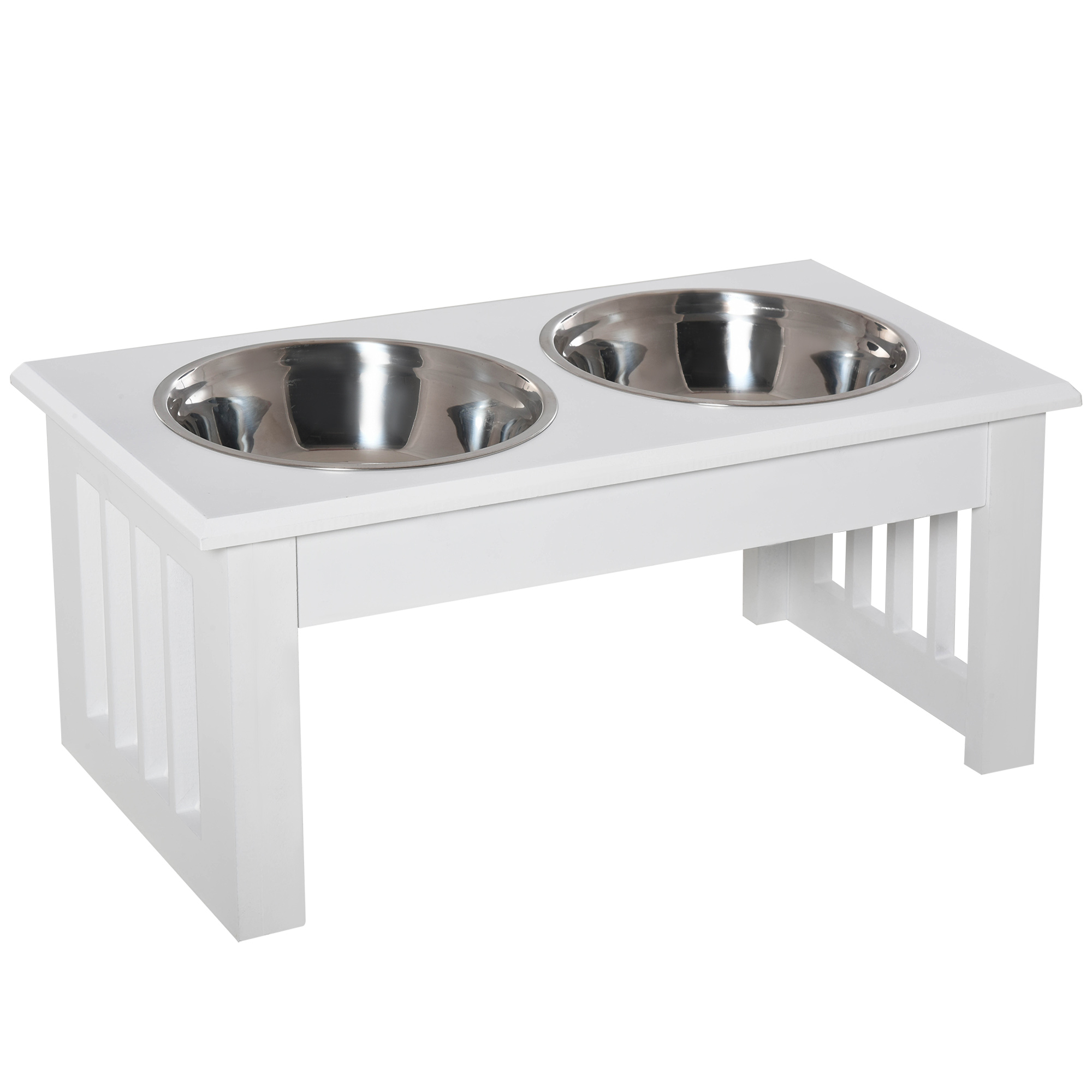 Koera söögijaam libisemiskindel 44 x 24 x 15 cm valge 0 9 l kausi kohta