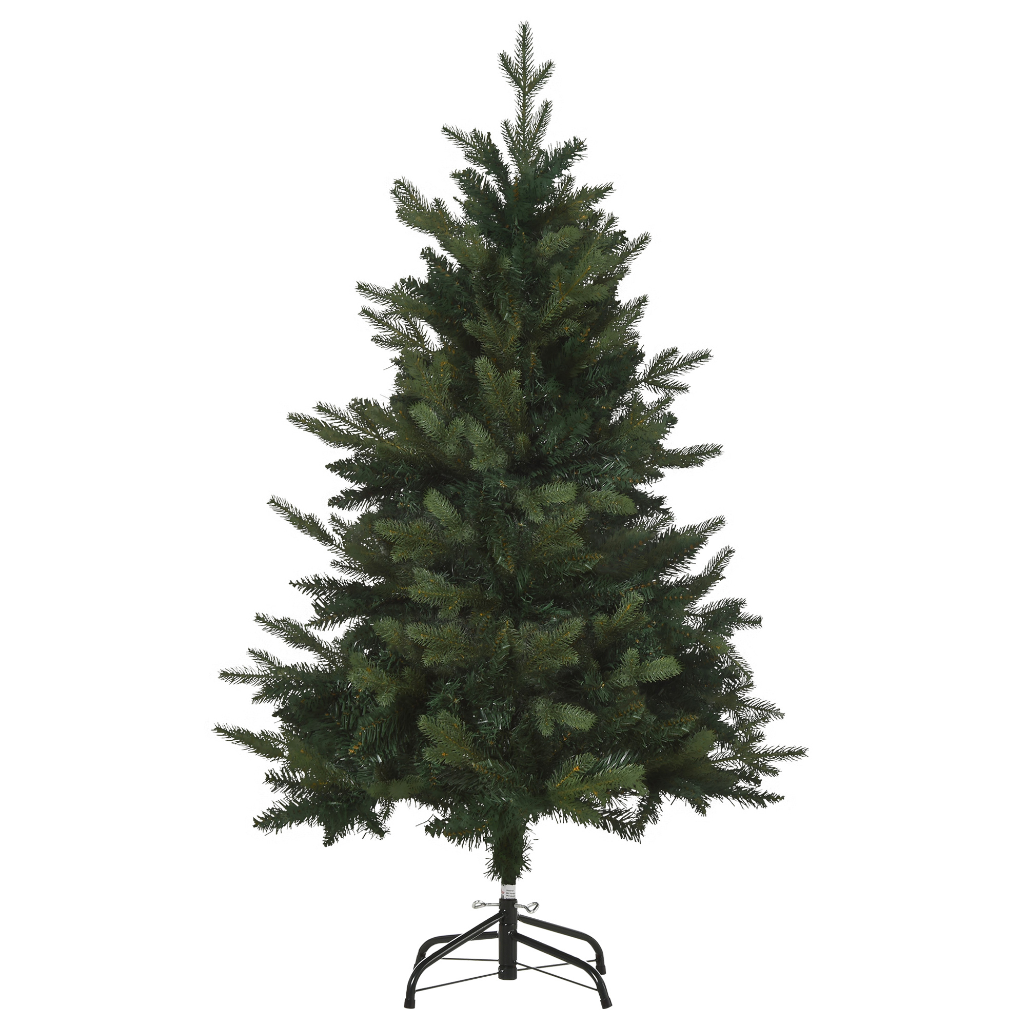 Ziemassvētku eglīte, mākslīgā egle, 1,2 m, komplektā ar statīvu, Ø85 cm x 120 cm, zaļa