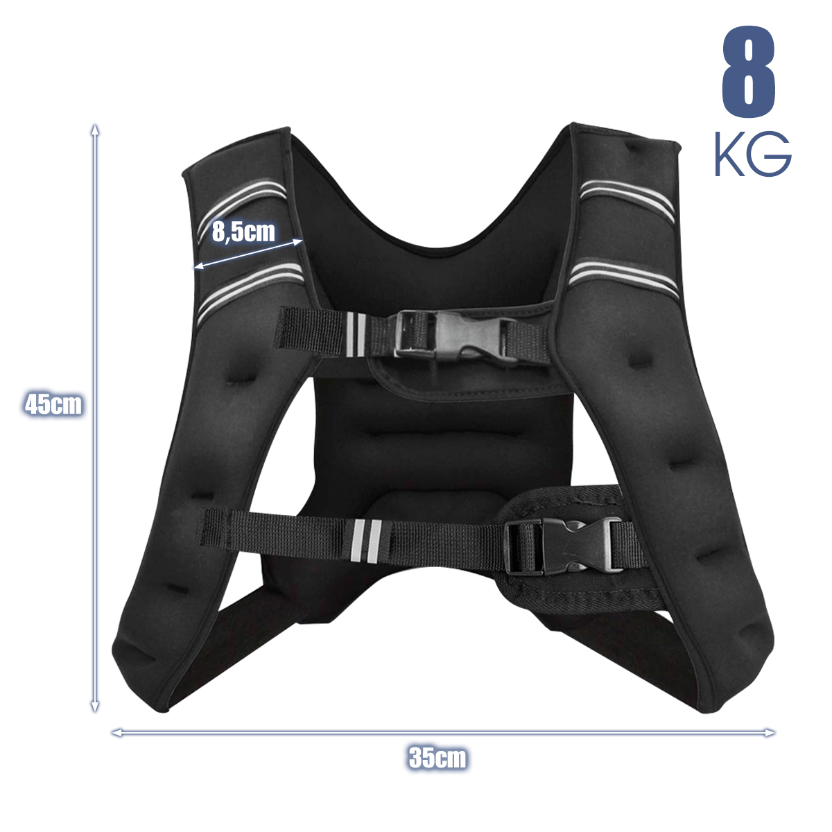 Treniņu svara veste 8 kg