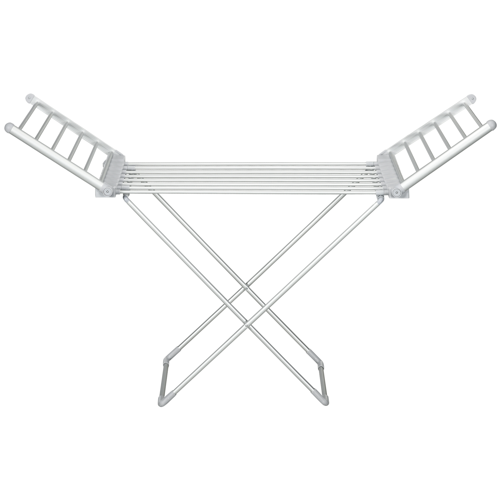 Veļas žāvētājs ar sildīšanas funkciju, 45-55 ℃, salokāms, 144 cm garš x 53 cm plats x 96 cm augsts