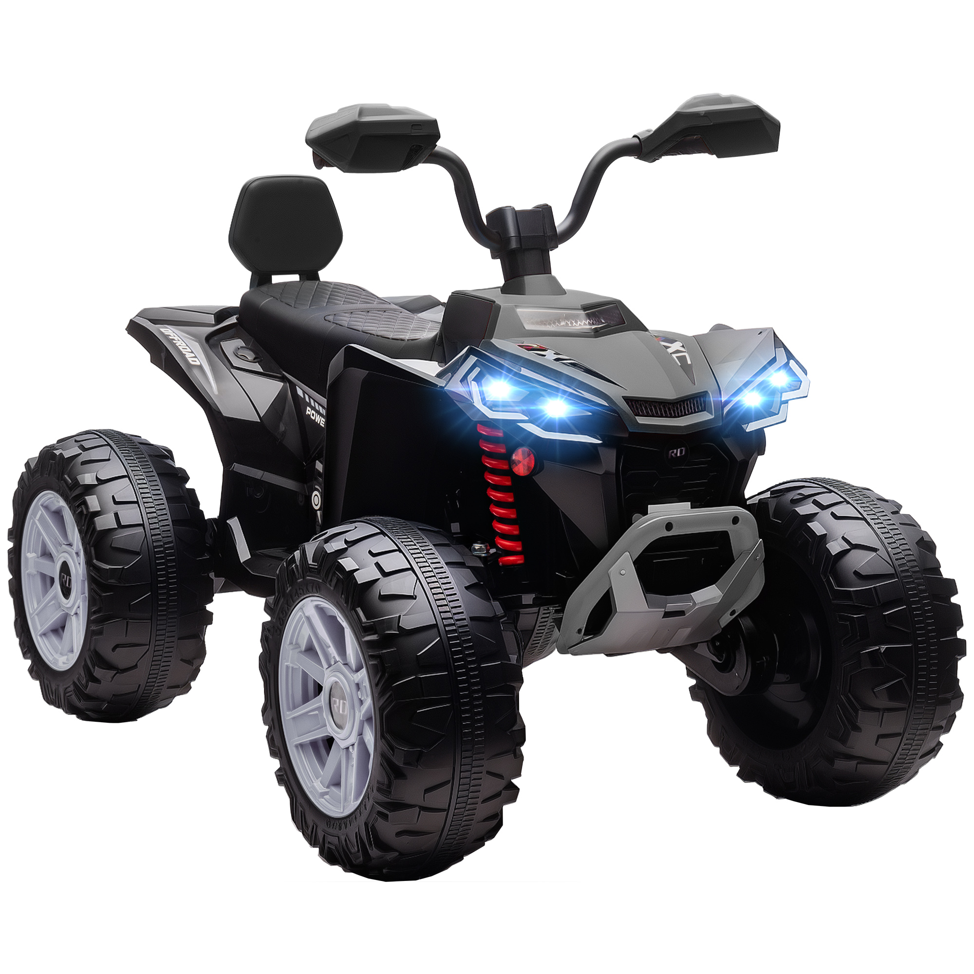 AIYAPLAY laste elektriline ATV 24V elektrisõiduk 4 rattaga esitulede USB-pistiku ja MP3-funktsiooniga 6 5 km/h