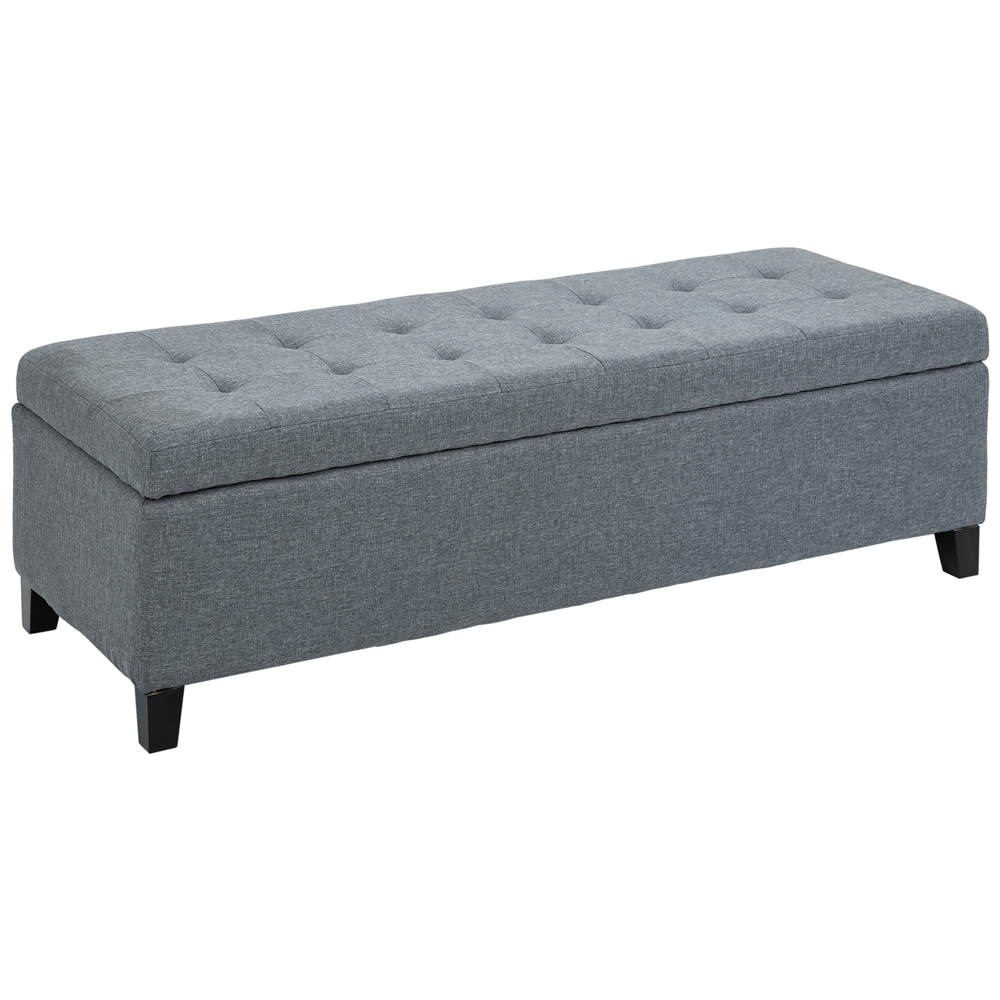 Hoiupink jalapink esikupink nööpidega tepitud 125 1 cm x 48 9 cm x 41 3 cm hall