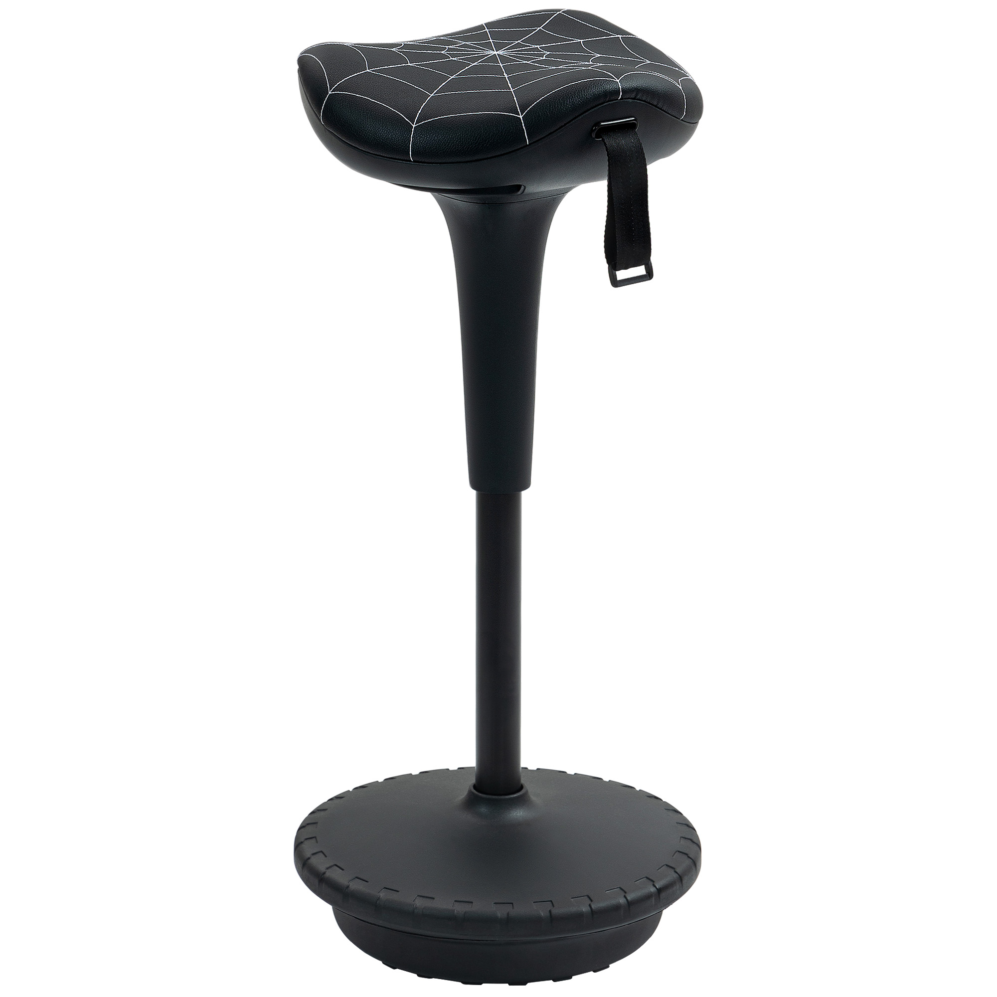 Kontoritool pöörleva funktsiooniga ergonoomiline kõrguse reguleerimise võimalus 65 5-83 5 cm 120° kallutatav must