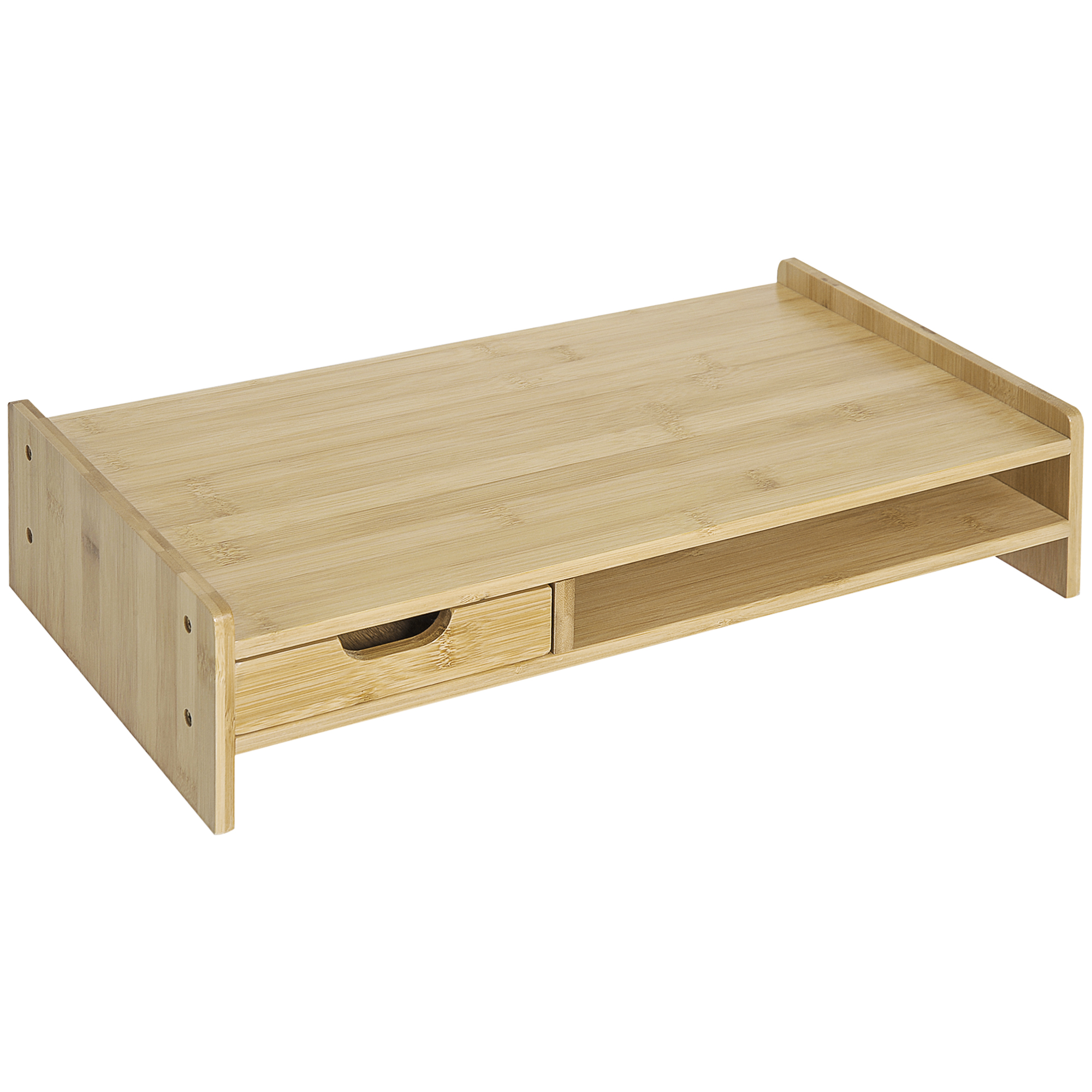 Monitorialus sahtliga ekraanikõrgendaja monitorialus ekraanialus arvutile sülearvutile printerile 49 x 25 5 x 11 5 cm