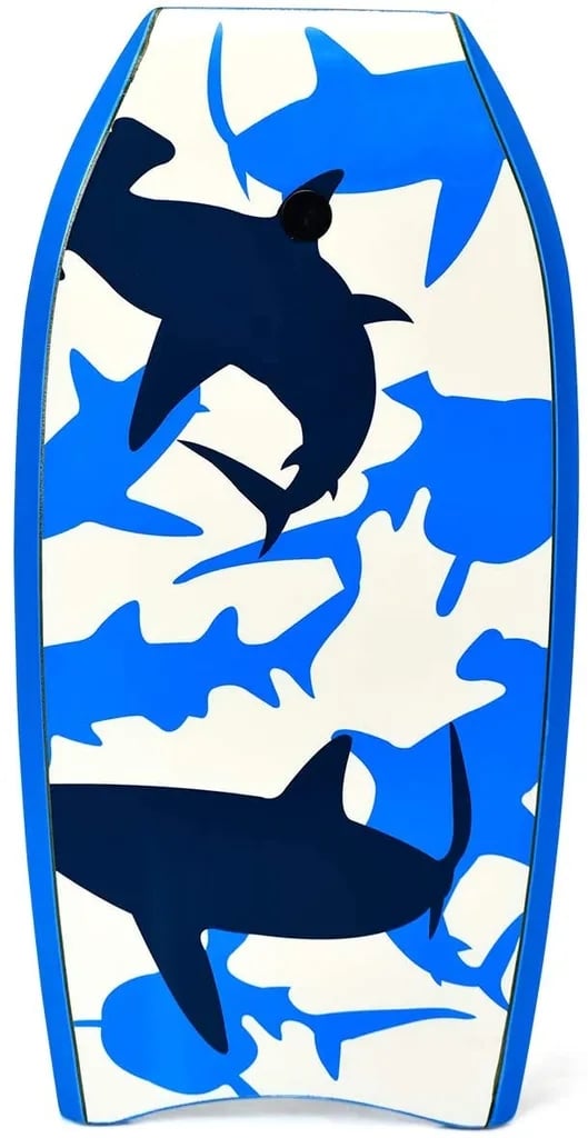 Kerge ujuvlaud ja kereplaat (Bodyboard) randa lastele (83x47x5 5 cm) sinine