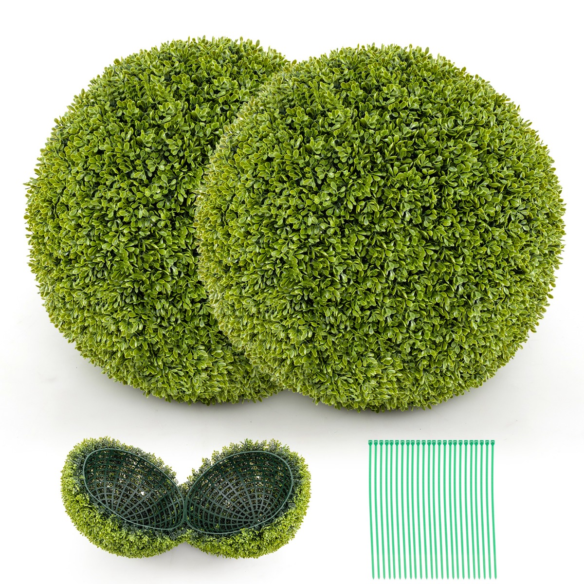 2 gab. 50,8 cm mākslīgās saules aizsargsfēras terases dārza ārdurvīm, balkonam, pagalmam-M