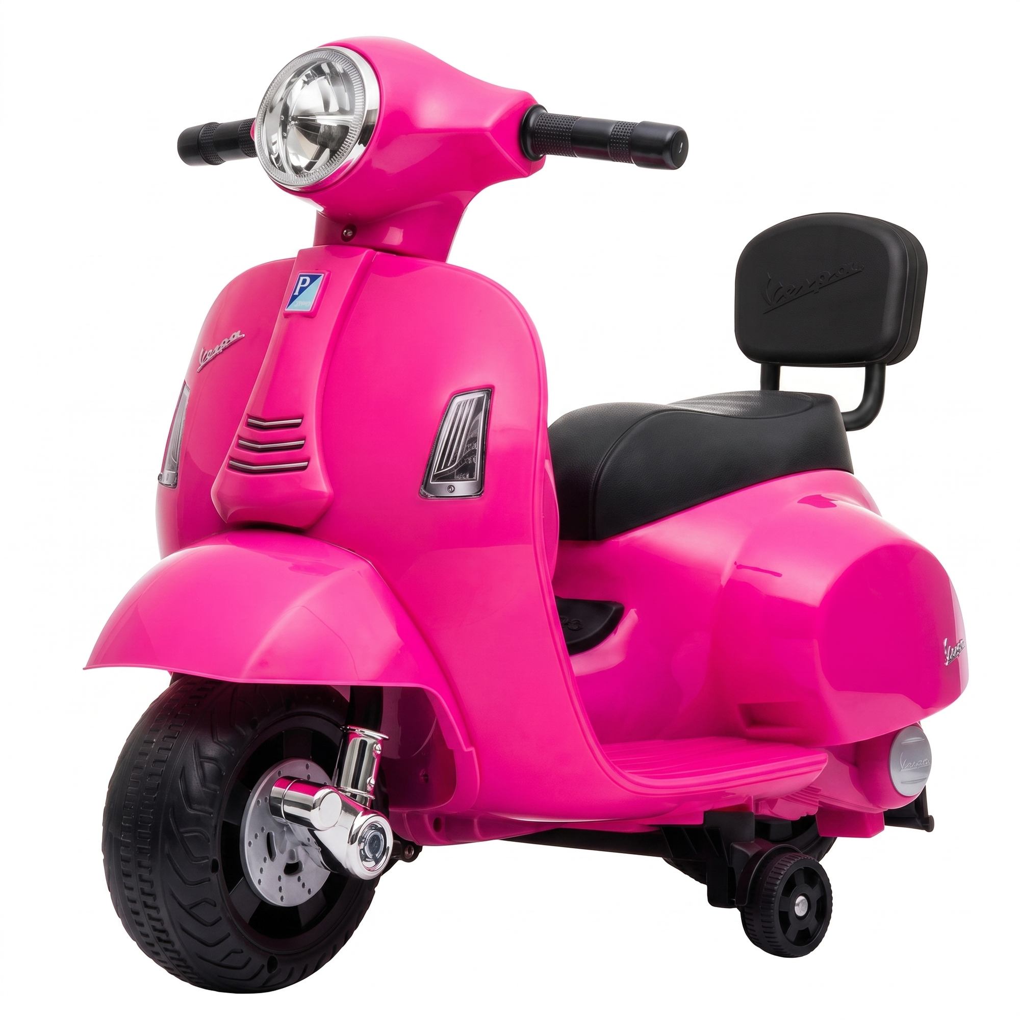 Elektriskais motocikls bērniem Mini Vespa GTS 6V elektriskais motocikls ar litija akumulatoru Ergonomisks sēdekļa atzveltne 1,5-3 gadi