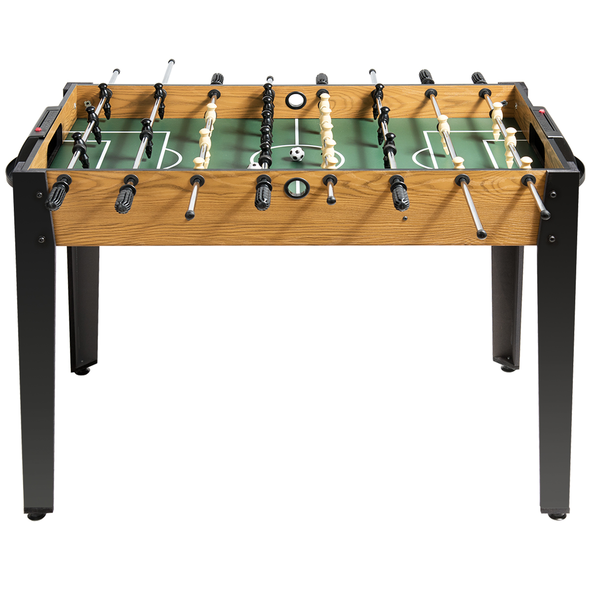 Võistlusmõõtmetega lauajalgpall täiskasvanutele ja lastele 122 x 61 x 79 cm, pruun