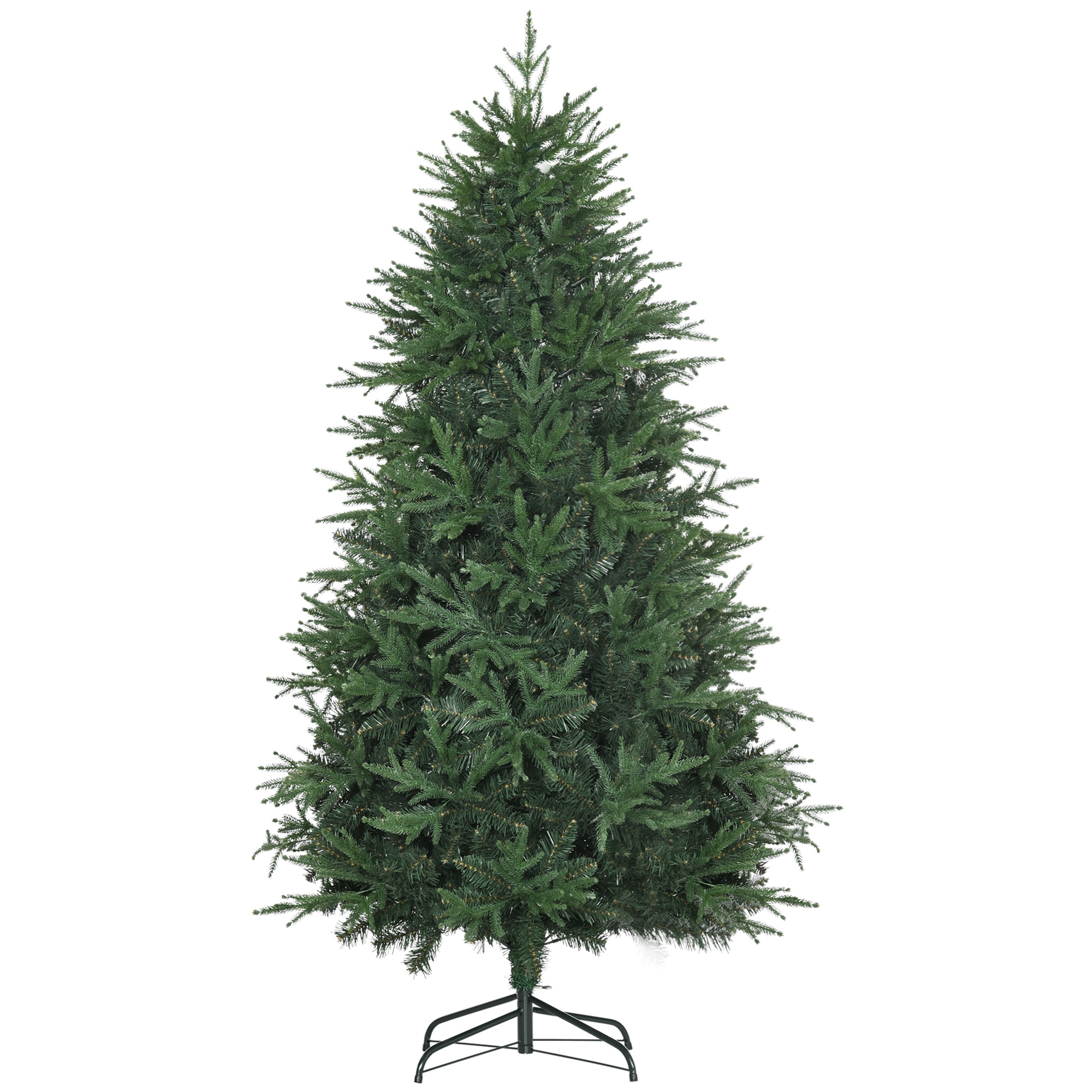 Ziemassvētku eglīte, mākslīgā egle, reālistisks izskats, ātra salikšana, plastmasa, zaļa, 114 x 114 x 180 cm