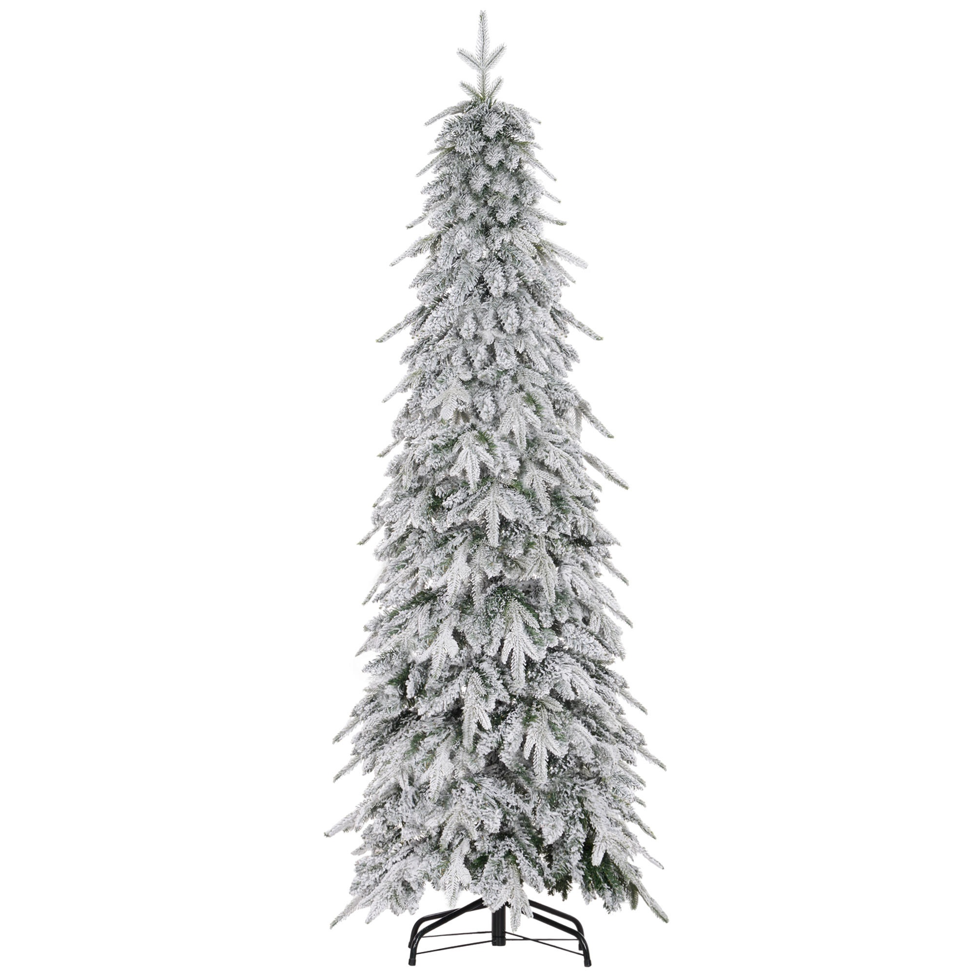 Mākslīgā Ziemassvētku eglīte 180 cm, izskatās pēc īstas eglītes ar 600 blīviem zariem, mākslīgo sniegu, automašīnas atvēršanu