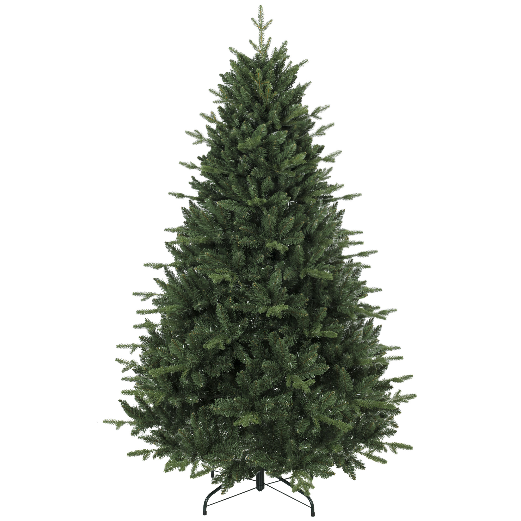 Mākslīgā Ziemassvētku eglīte, reālistiska, iesmidzinātā veidā veidota egle ar 1237 galiem un metāla statīvu, 180 cm, zaļa