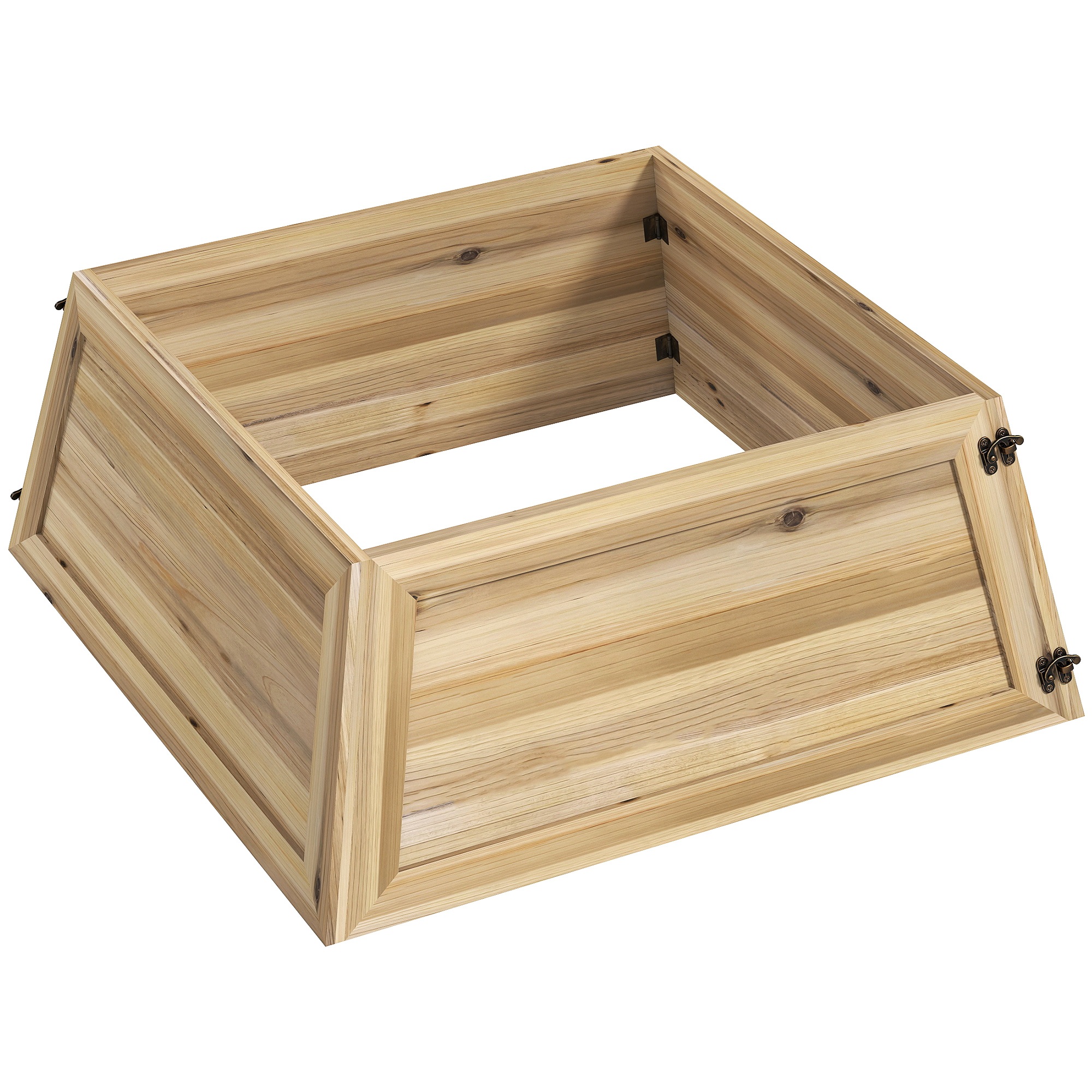 Ziemassvētku eglītes svārki 65 x 65 cm Ziemassvētku eglītes apkakle no egles koka, dabīga koka