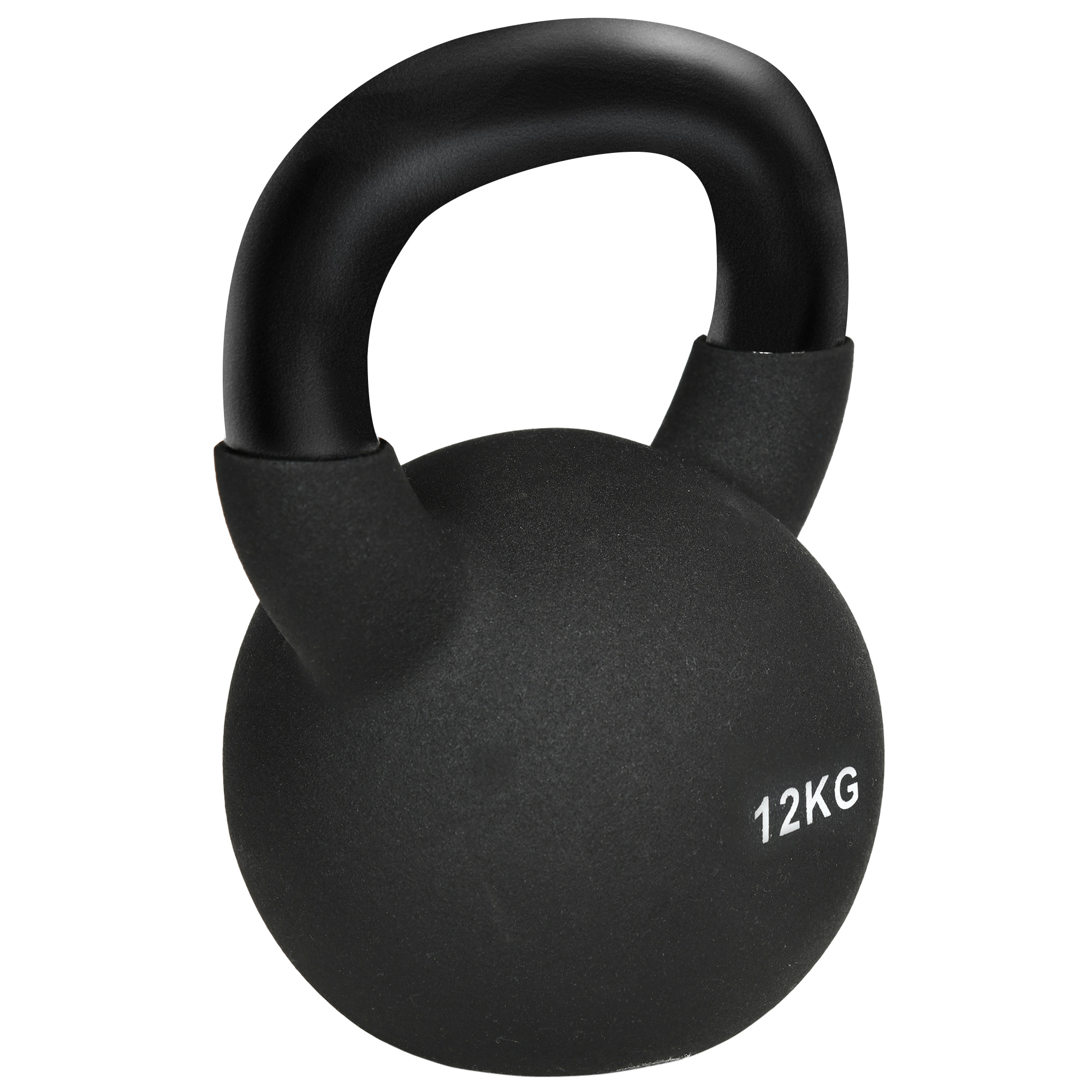 Svaru bumba, 12 kg, ar plastmasas pārklājumu, tērauda, ​​melna, 20 x 13 x 22 cm