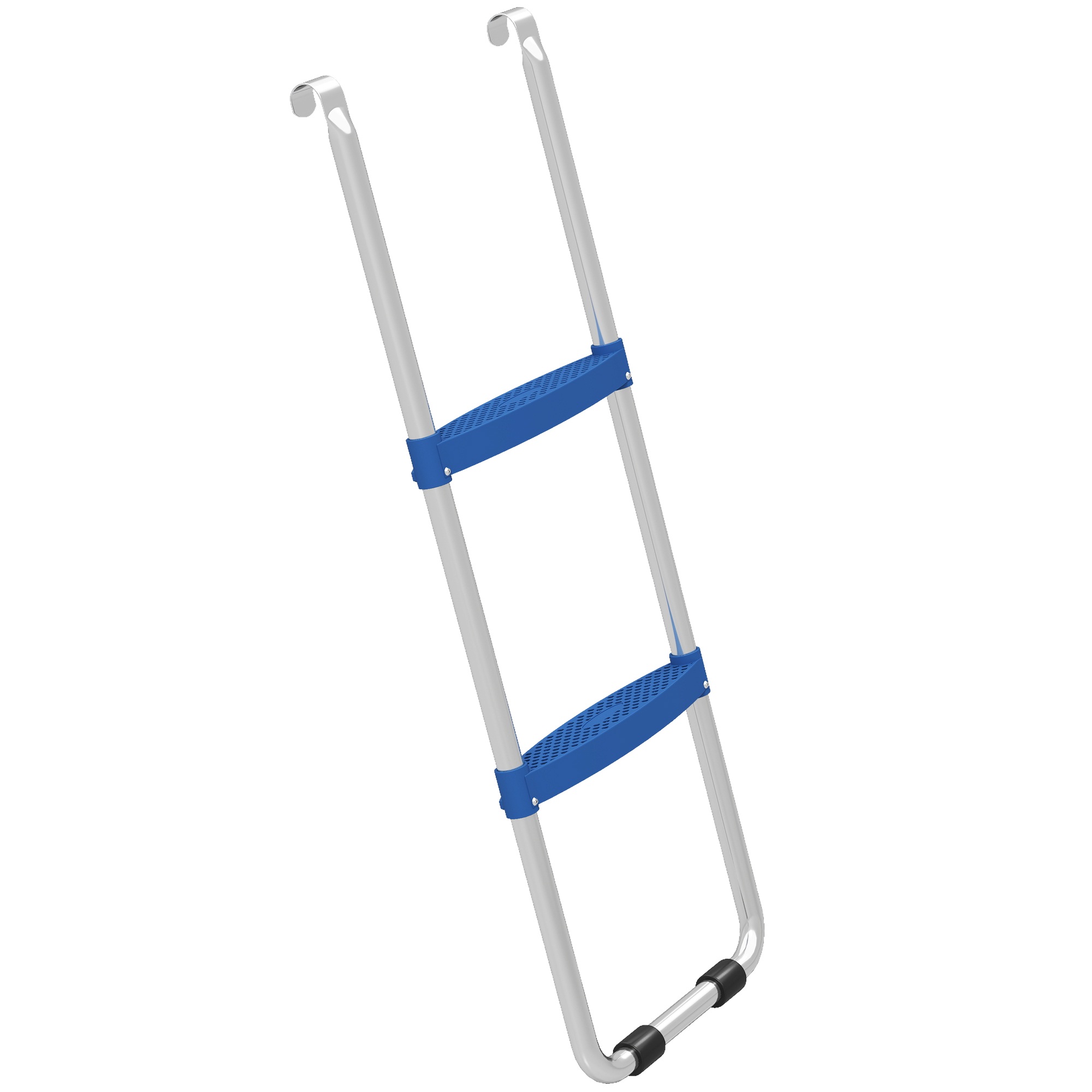 Batuta kāpnes 32/63 cm 2 pakāpieni Ieejas kāpnes Batuta kāpnes līdz 150 kg ar cinkota tērauda rāmi Zilas