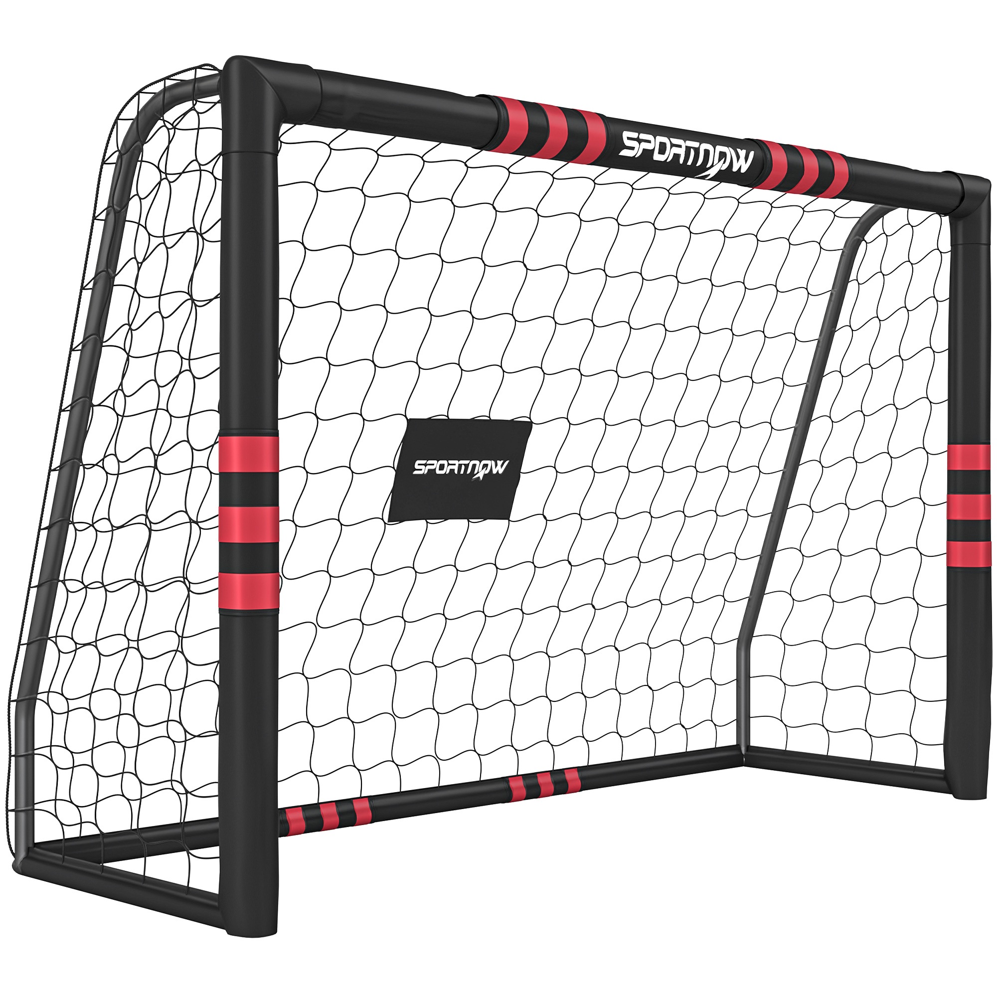 Dārza futbola vārti 1,8 x 1,2 m, piemēroti gan jauniešiem, gan pieaugušajiem. Izturīgi āra vārti ar vārtu tīklu, polsterējumu un zemes enkuriem.