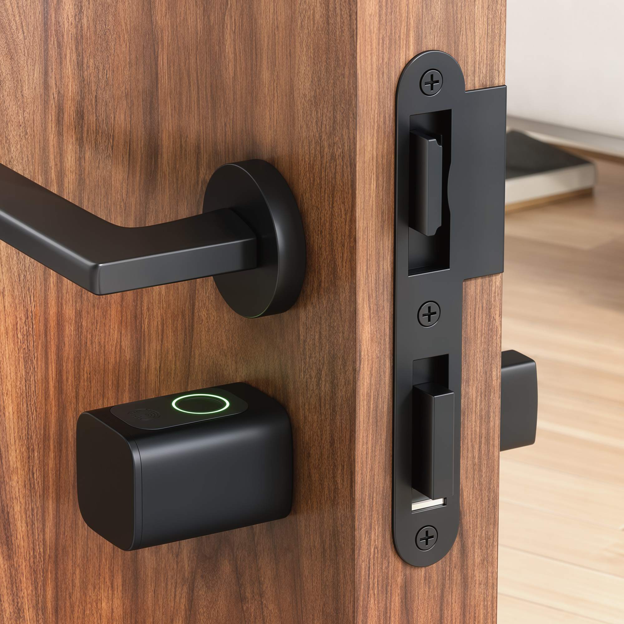 Viedais Bluetooth slēdzenes cilindrs 5 vienā, pirkstu nospiedums, kods, lietotne, NFC karte un atslēga, koplietojama piekļuve
