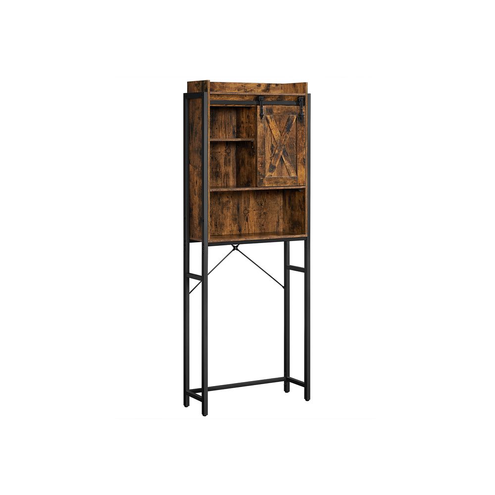 Vannitoa põrandakapp 64 x 24 x 171 cm vintage pruun