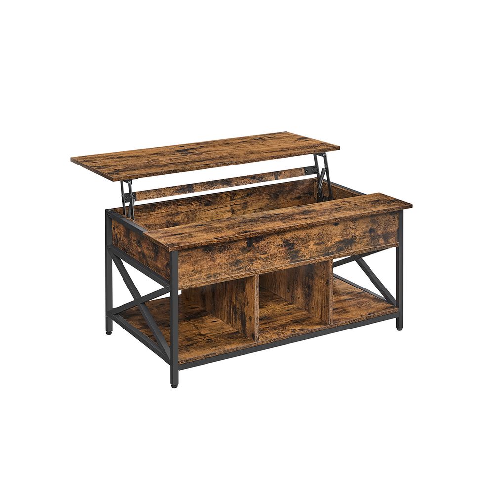 Augstumā regulējams kafijas galdiņš 60 x 100 x (48 - 62) cm