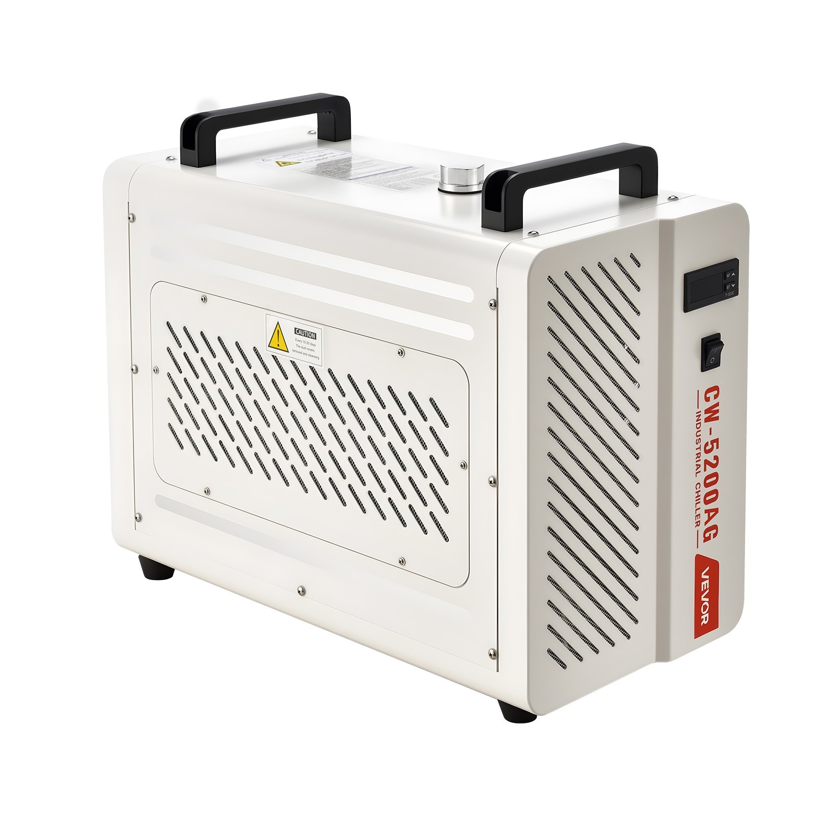 Rūpniecisks ūdens dzesētājs ar kompresoru CO2 lāzera caurules gravēšanas un griešanas iekārtām, 1600 W, 7 l tvertne un maksimālā plūsma 13 l/min