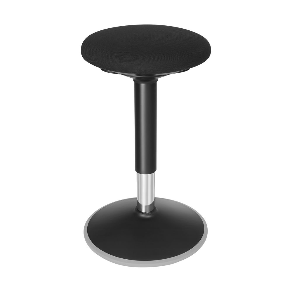 Biroja krēsls, ergonomisks darba krēsls, sēdekļa krēsls, 360° rotējošs krēsls, regulējams augstums 50-65 cm, melns