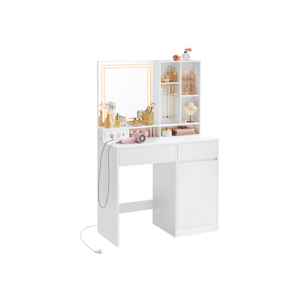 LED - izgaismots tualetes galdiņš, 90 cm plats
