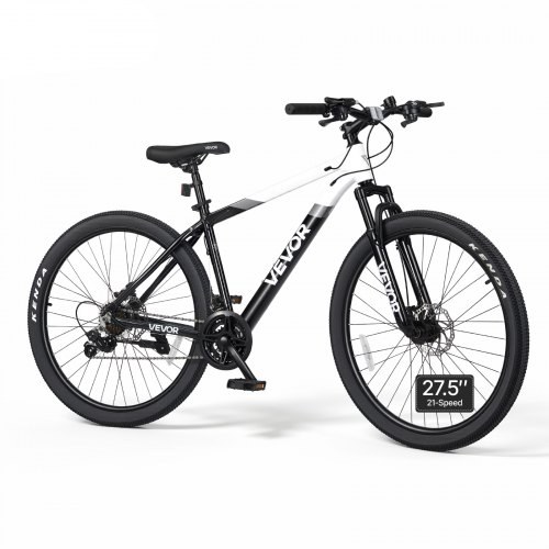 Iepriekš samontēts pieaugušo kalnu velosipēds vīriešiem un sievietēm, 70 cm, 21 pārnesums, priekšējā amortizācija, regulējami segli, bezceļu riepas, alumīnija sakausējuma rāmis un 2 disku bremzes