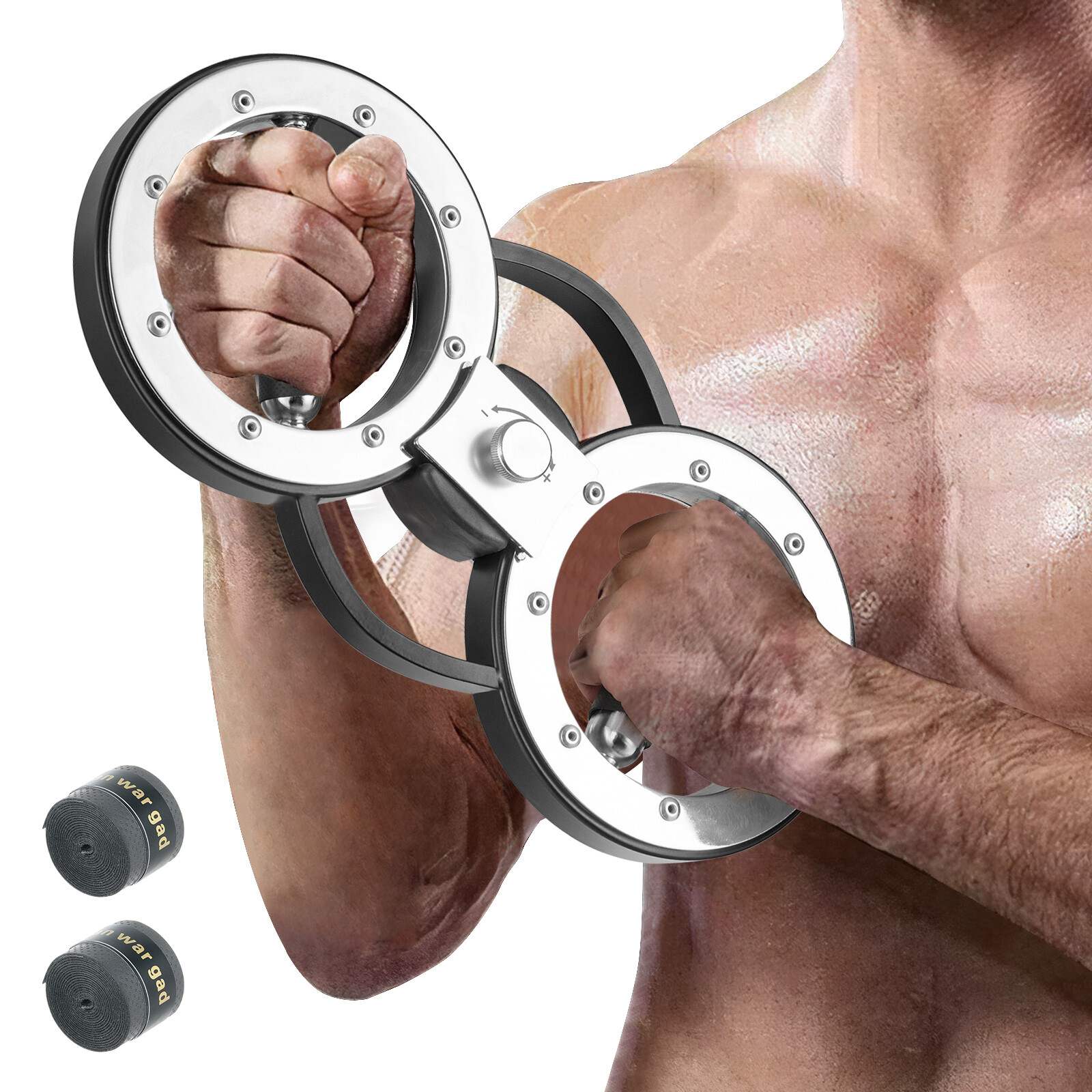 5,44 kg Burn Machine roku treniņu aprīkojums ar regulējamu pretestību